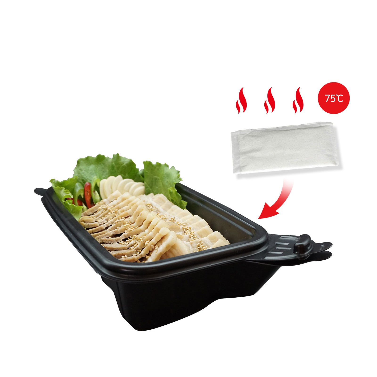 100 Pack Dalat 26cm Electric Heating Lunch Box Container with Insulated Heating Bag - Keep Food Warm for Office, School, Picnics & Travel