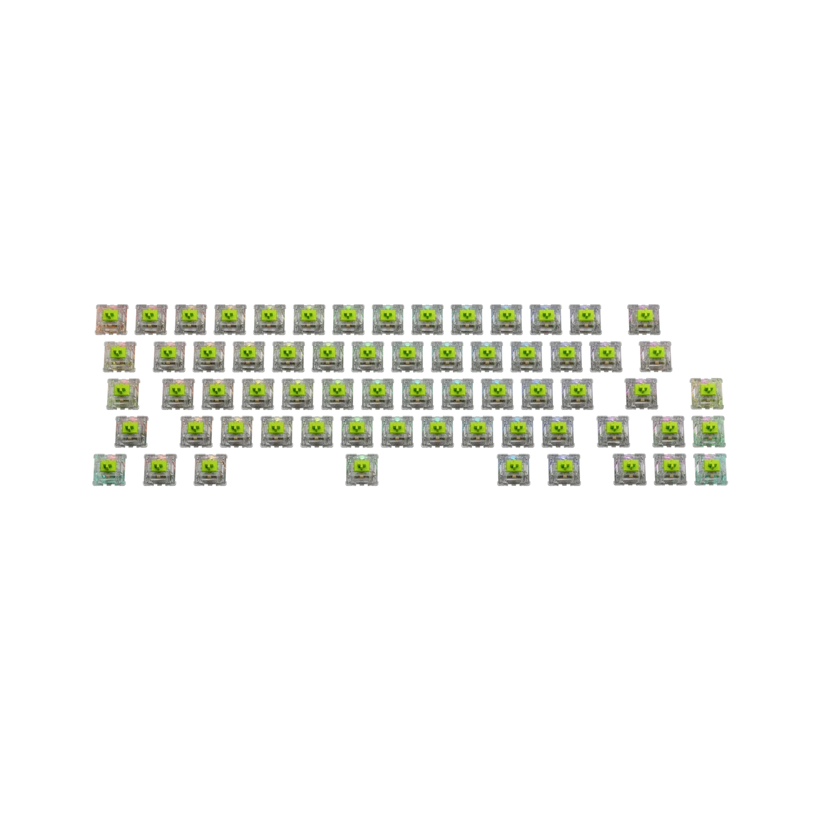 Glorious Raptor Mechanical Keyboard Switches - MX ANSI 65 Standard (Pack of 10) | Smooth Linear Switches for Gaming & Typing | Compatible with Custom Mechanical Keyboards