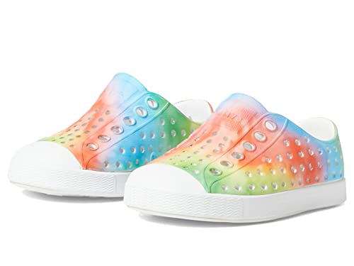 Shell White/Shell White/Rainbow Tie-dye