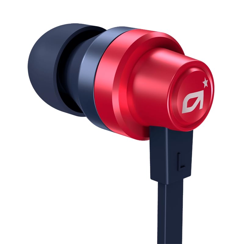 ASTRO A03 In-Ear Headphones with Microphone - 3.5mm Jack, Blue & Red (Perfect for Gaming, Music, and Phone Calls)