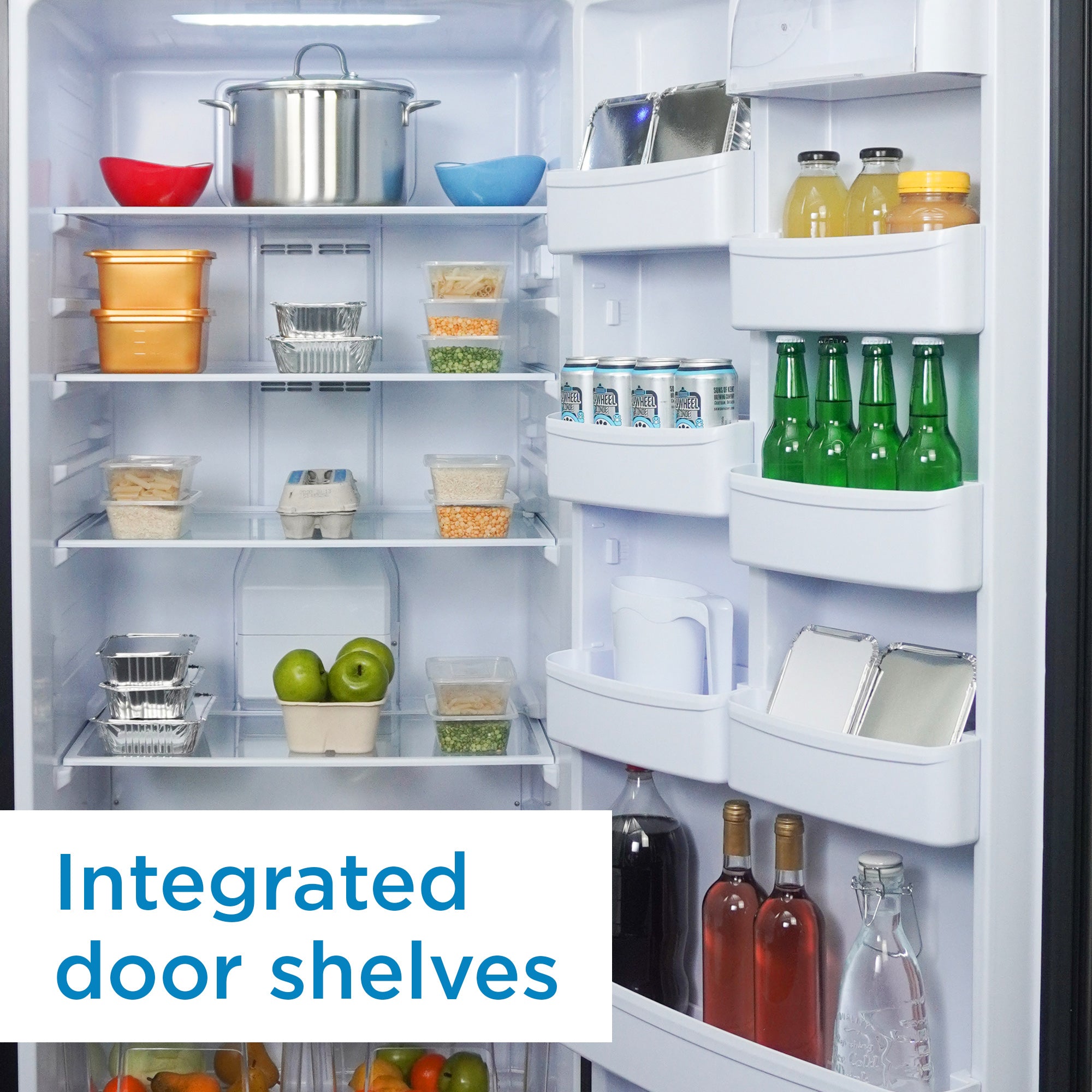 Danby DAR170A3BSLDD 17 cu ft Compact Refrigerator - Stainless Steel Look, Energy Efficient Mini Fridge for Apartments, Dorms, Offices & Small Spaces - Perfect for Kitchen, Bedroom or Home Bar