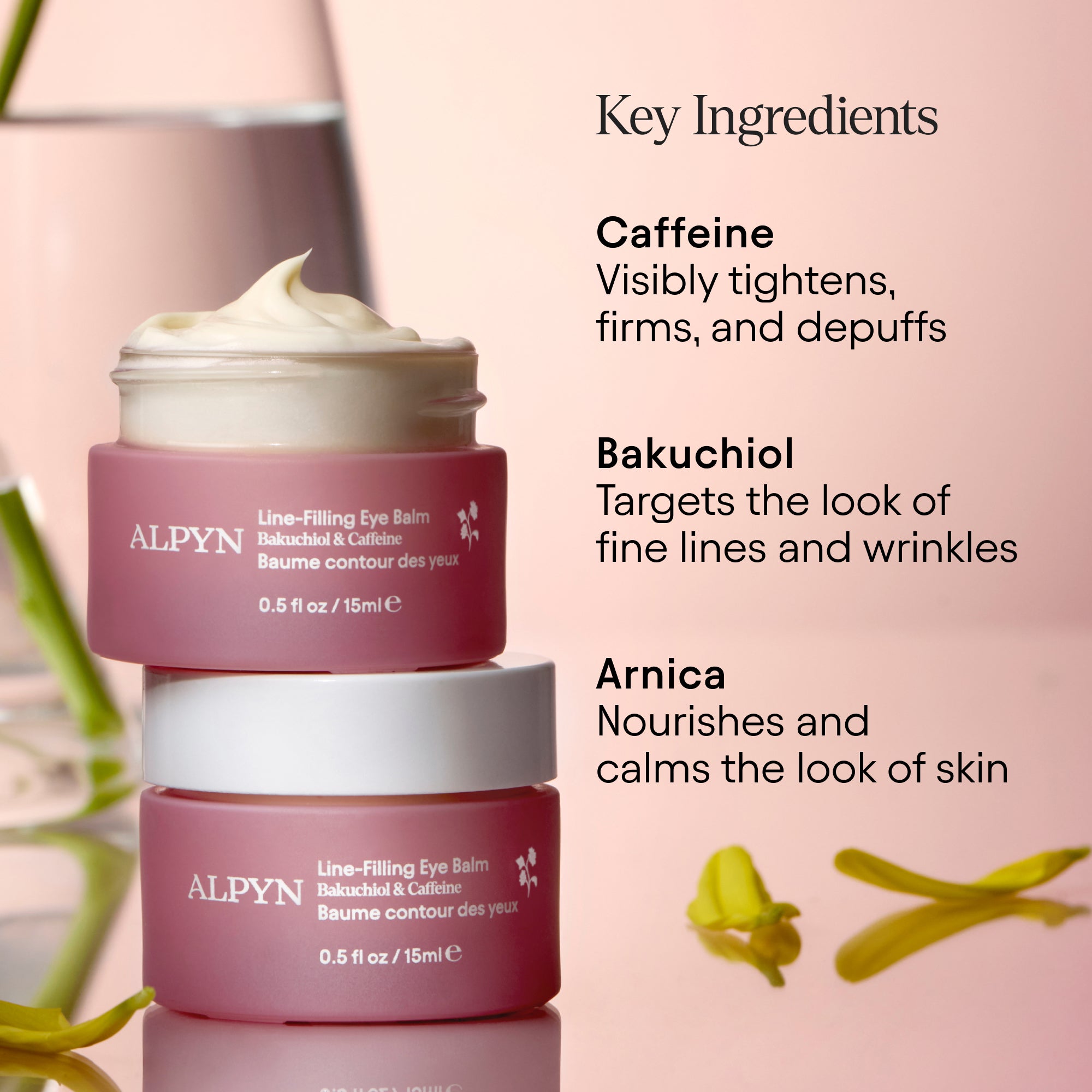 Line Filling Eye Balm - Anti-Aging Under Eye Cream for Dark Circles & Puffiness - Hydrating & Brightening Treatment for Wrinkles & Fine Lines - Perfect for Night Routine & Travel Skincare