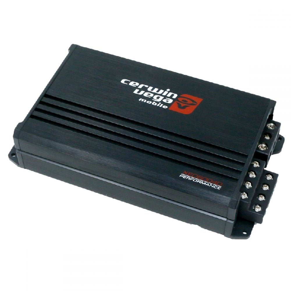 Cerwin Vega XED600 4D 4 Channel XED Series 600W MAX Car Amplifier - High Power Audio for Cars, Trucks & SUVs | Perfect for Bass Boost & Sound System Upgrades