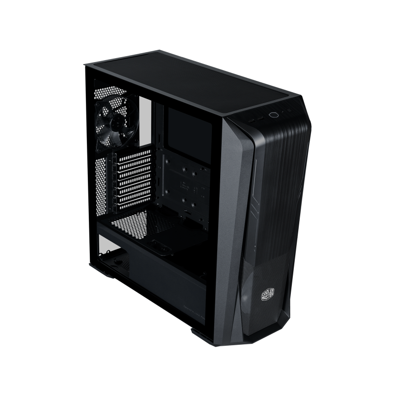 Cooler Master MB500 KGNN-S00 CM MasterBox 500 ARGB Mid-Tower ATX PC Case - High Airflow Gaming Desktop Chassis with Tempered Glass & RGB Lighting for Custom Builds
