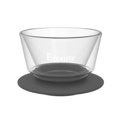 Brewista Double Wall Glass Smart Pour Over Coffee Dripper - Ideal for Home Brewing, Specialty Coffee, and Barista Use