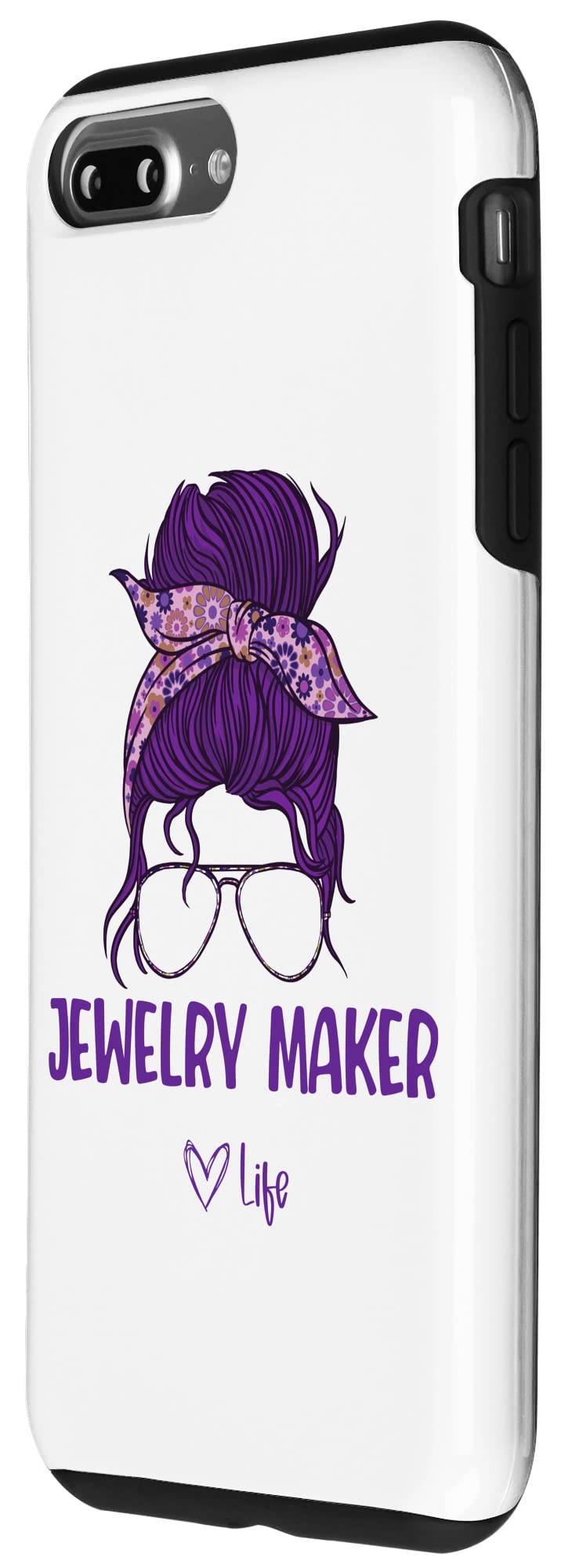 iPhone 7 Plus/8 Plus Luxury Rhinestone Crystal Phone Case - Elegant Women's Jewelry Design Protective Cover for Daily Use, Parties & Special Occasions