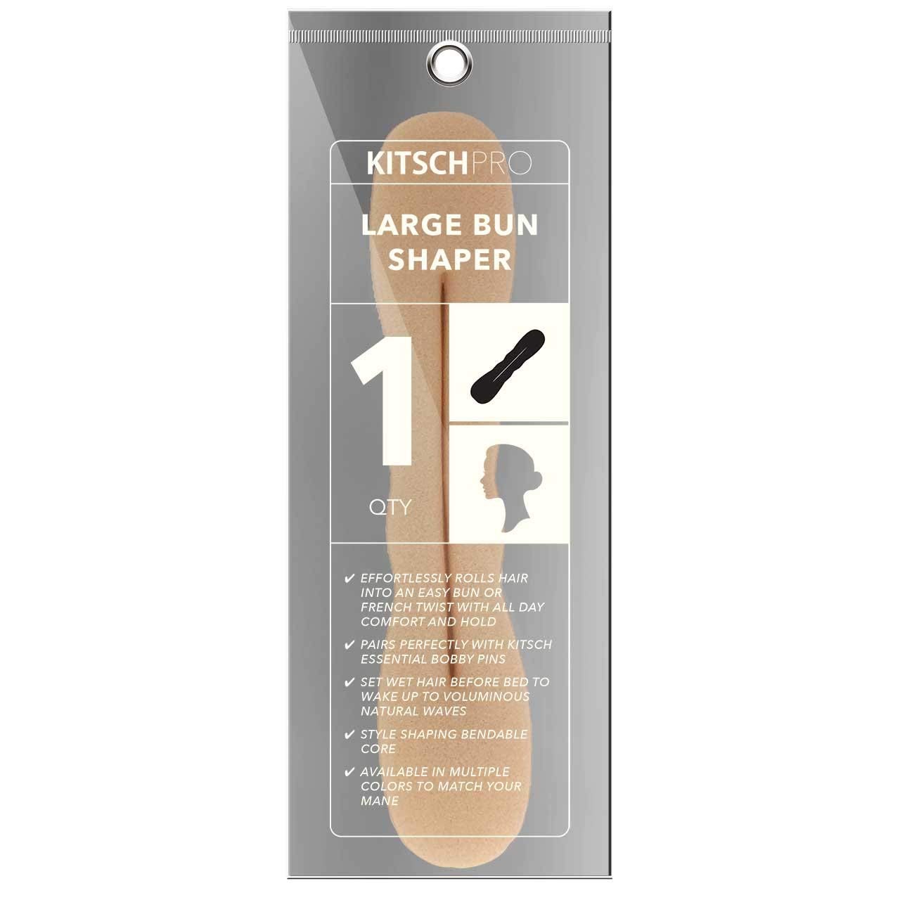 Kitsch Heatless Hair Curler & Bun Shaper - No Heat Hair Styler for Overnight Curls & Elegant Buns | Perfect for Holidays, Weddings & Everyday Hairstyles | French Twist & Lazy Curling Tool for All Hair Types