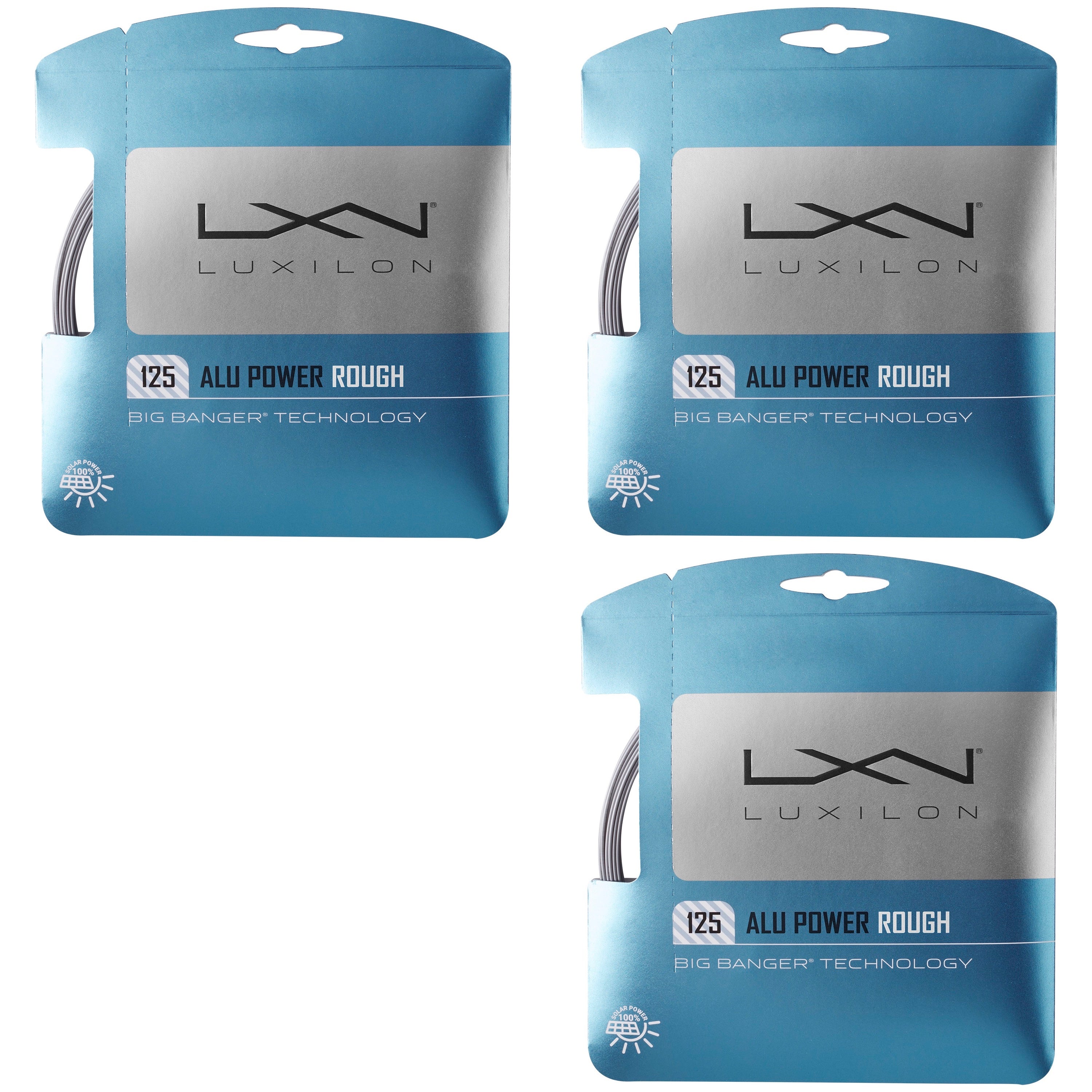 Luxilon ALU Power Rough Tennis String - Premium Polyester Tennis Racket String for Durability & Spin - Ideal for Competitive Play & Advanced Players