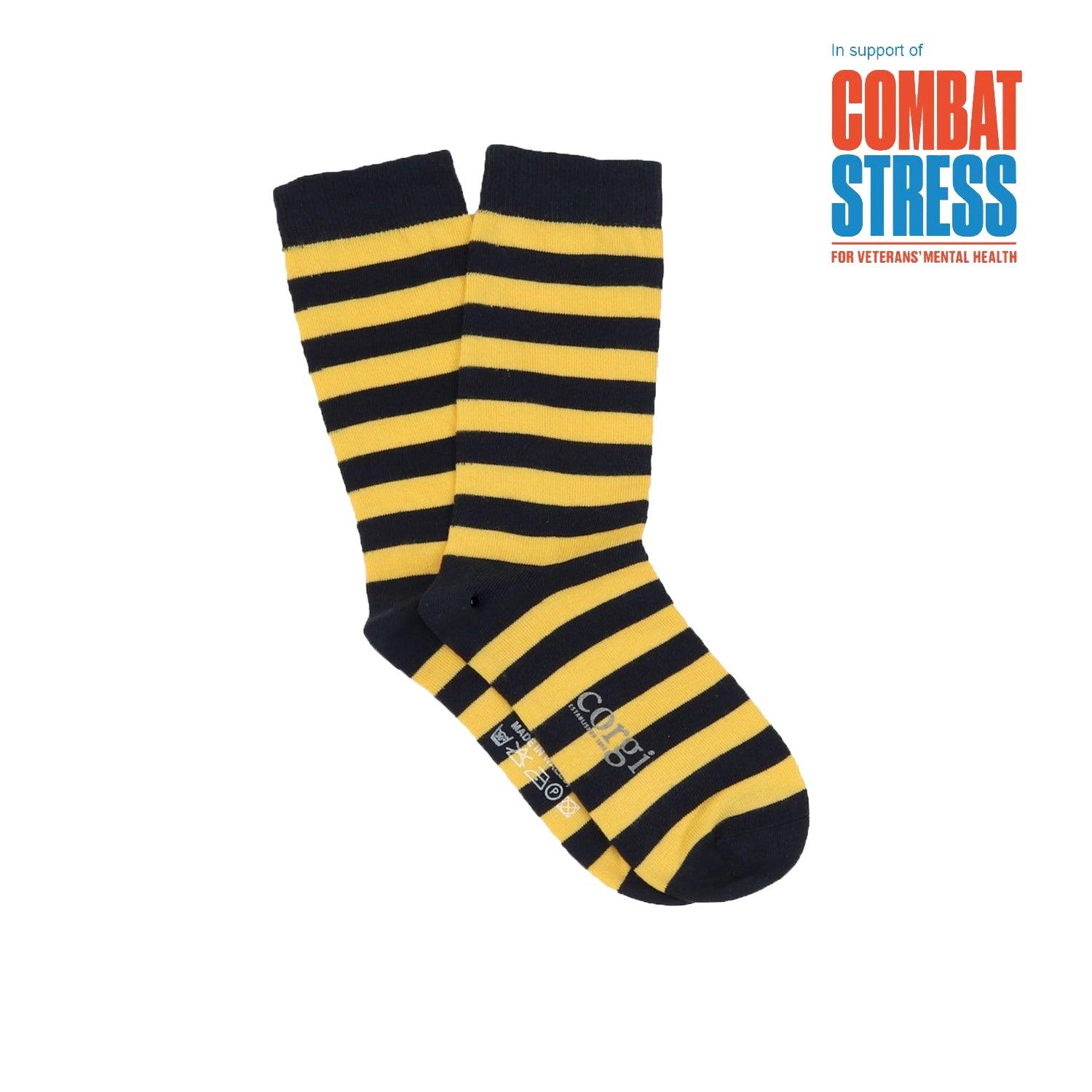 navy/yellow