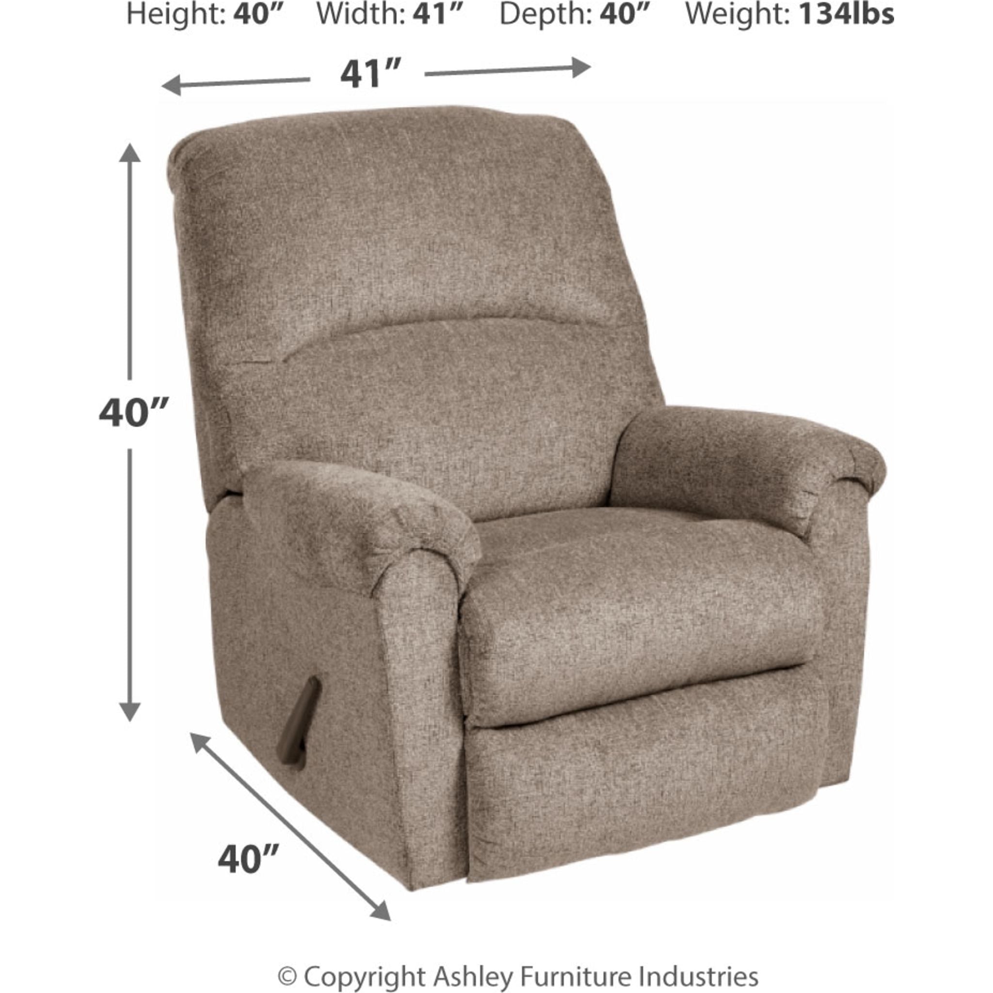 Ballinasloe Rocker Recliner Chair - Comfortable Rocking Recliner with Padded Seat & Back Support - Perfect for Living Room, Nursery, or Bedroom Relaxation