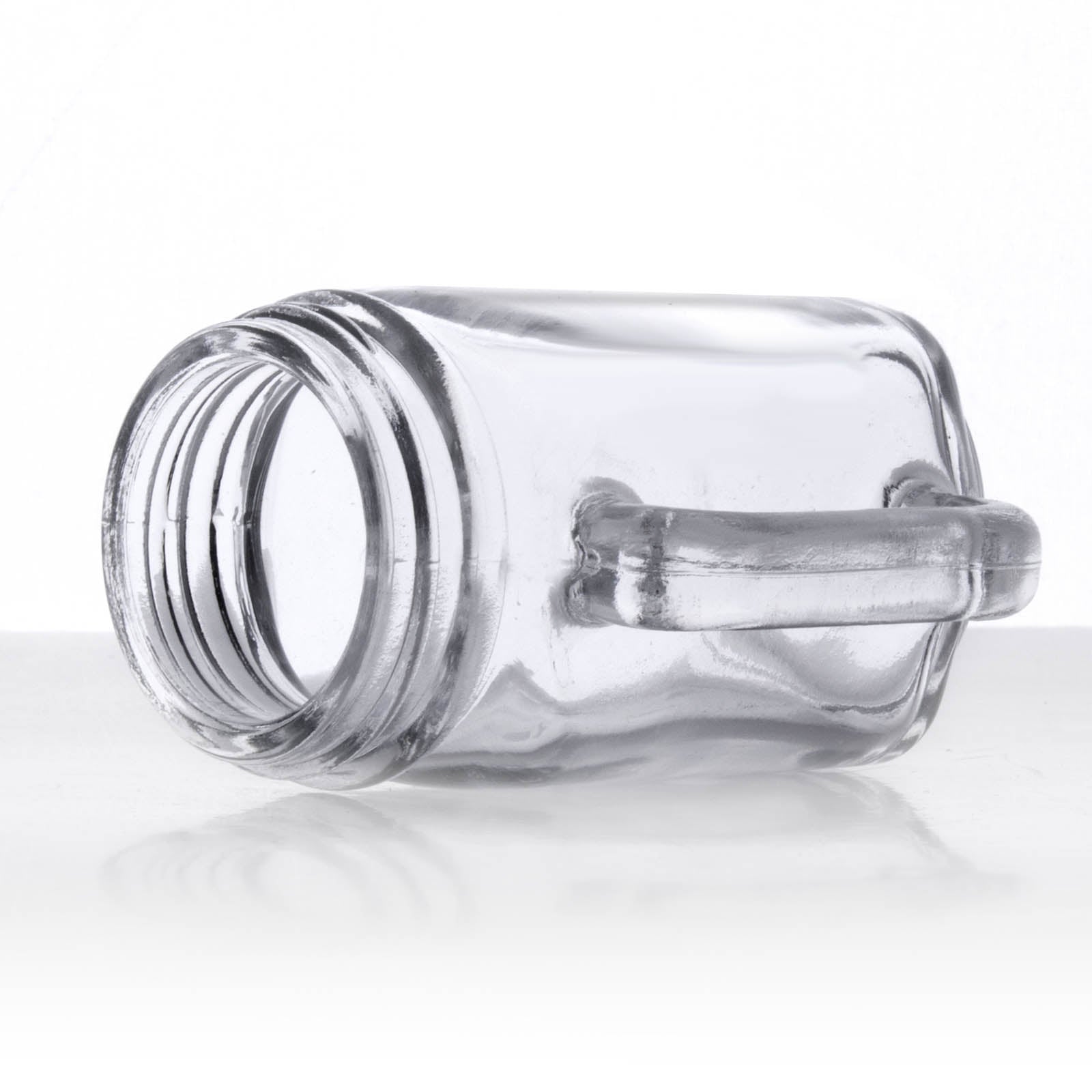 BarConic® Mini Mason Jar Shot Glass with Handle - 1.25 oz Whiskey Glass for Cocktails, Parties & Home Bar Decor - Perfect for Wedding Favors, Birthday Gifts & Rustic Decorations