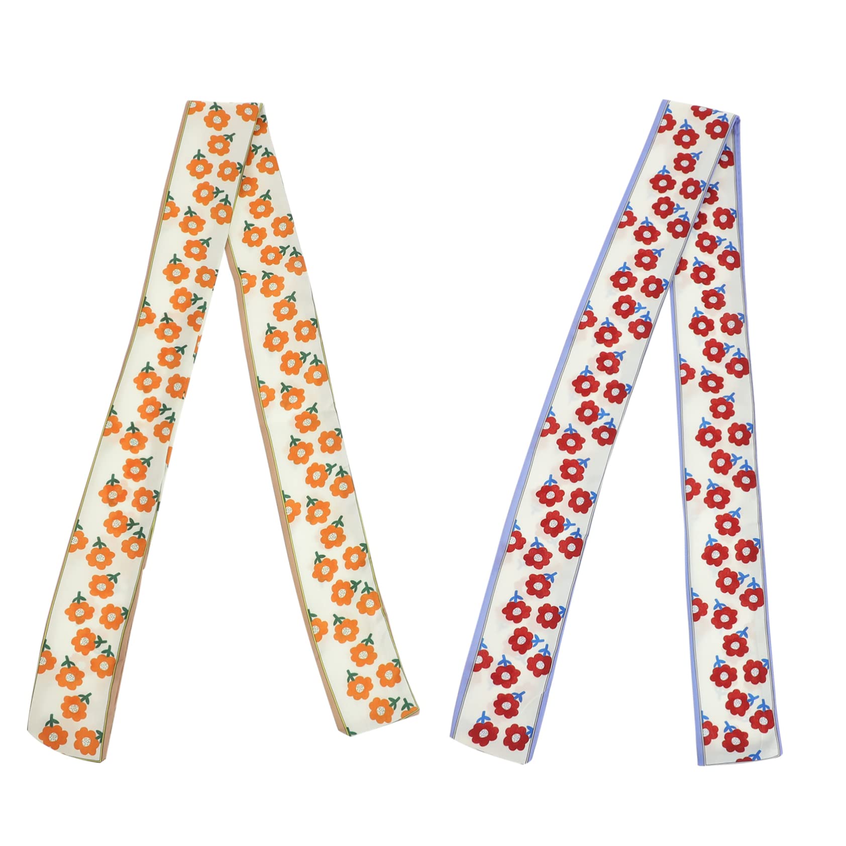FOMIYES 6-Pack Floral Stretch Headbands for Women - Vintage Rabbit Ear Hair Ties & Hair Wraps - Soft Hair Ribbons & Headband Scarves Accessories | Perfect for Everyday Wear, Parties & Fashion Styling