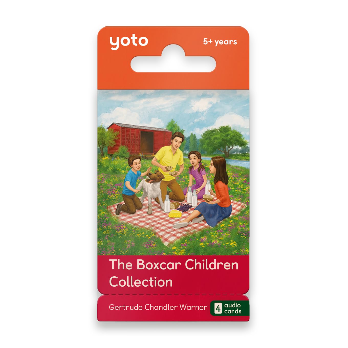 Yoto The Boxcar Children Collection – 4 Kids Audio Story Cards for Yoto Player & Mini | Screen-Free Learning & Entertainment | Fun Bedtime, Travel & Playtime Stories for Children Ages 7+ | Perfect for Road Trips, Quiet Time & Educational Play