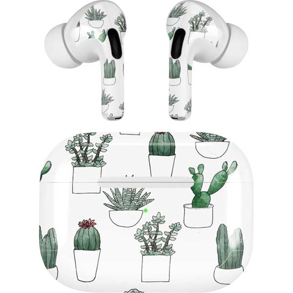Premium Skinit Decal Skin for Apple AirPods Pro - Stylish Succulent Plant Design | Protective Cover for Wireless Earbuds | Perfect Gift for Music Lovers & Trendy Accessory