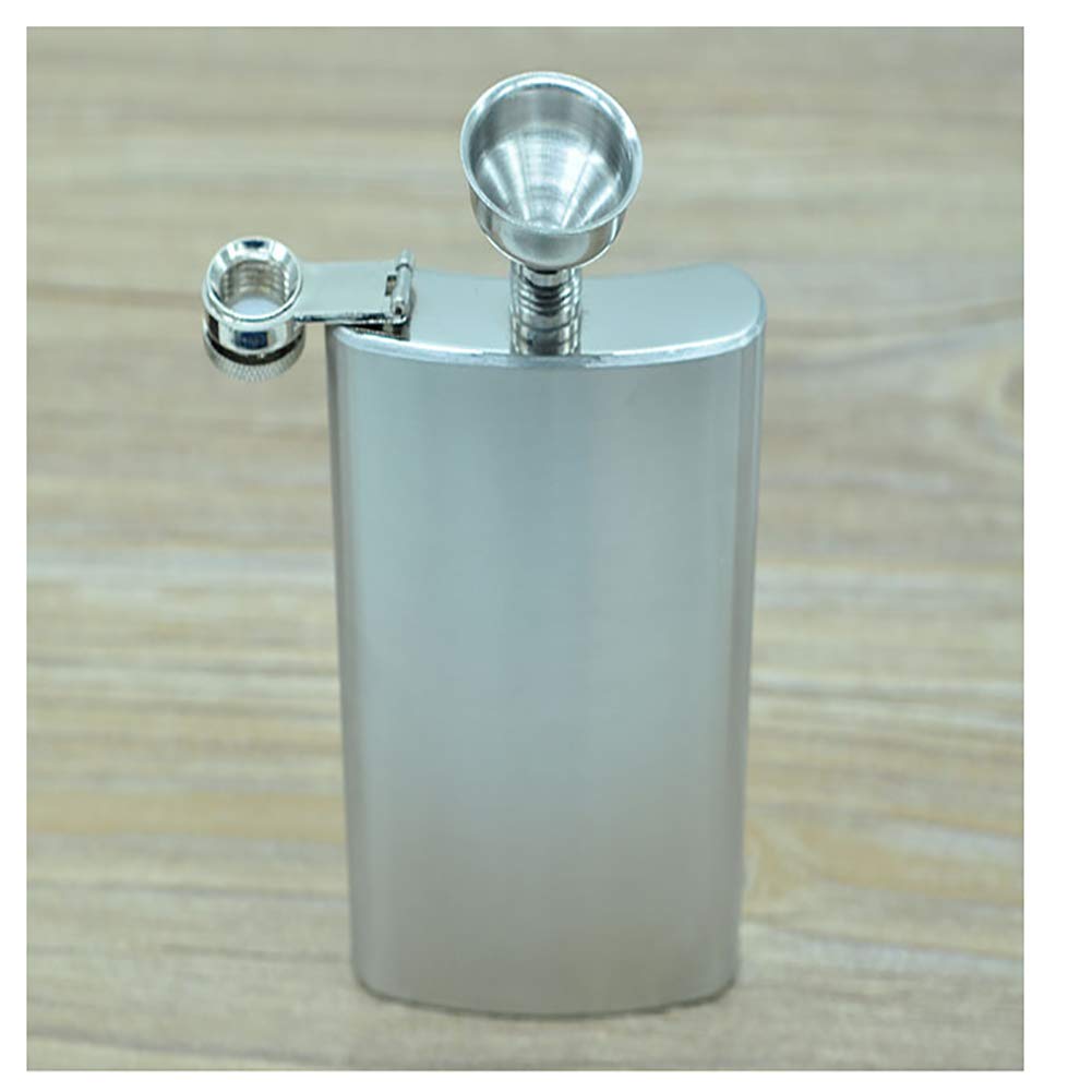 Premium 10oz Stainless Steel Hip Flask with Funnel - Leakproof Portable Liquor Flask for Whiskey, Bourbon & Vodka - Perfect for Outdoor Adventures, Camping, Travel & Gifts