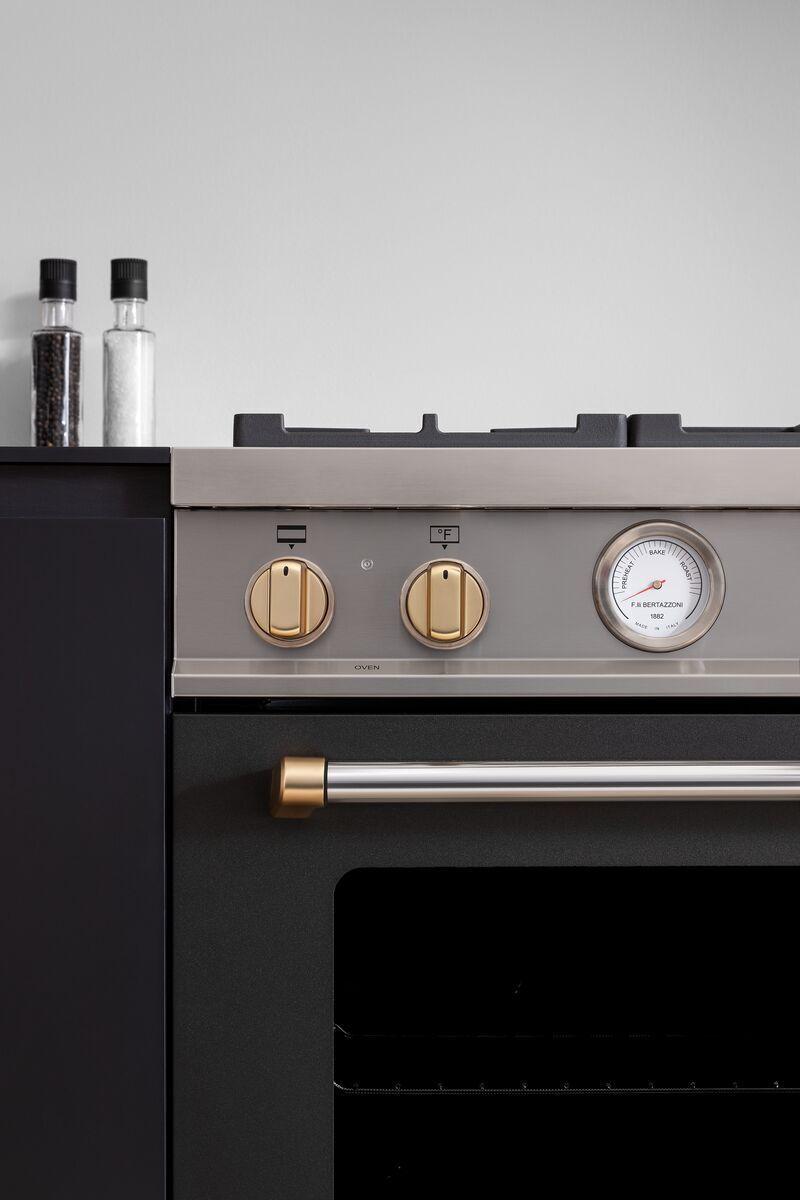 Bertazzoni DSMASIKSG Satin Gold 11 Knobs Induction Cooktop - Premium Kitchen Appliance for Modern Homes | Perfect for Cooking, Baking & Entertaining