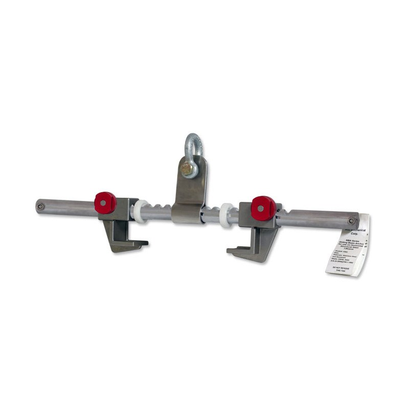 MIO Double Auto I Beam Anchor - Heavy Duty Fall Protection for Construction & Roofing - OSHA Compliant Safety Gear for Workers