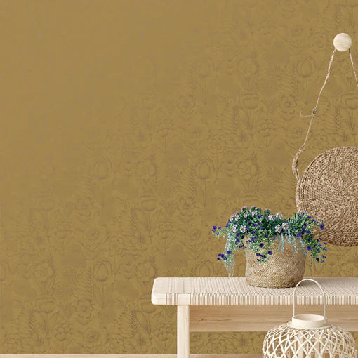 Homestead Floral Peel and Stick Wallpaper - Self-Adhesive Removable Wallpaper for Bedroom, Living Room, Nursery - Easy DIY Home Decor for Renters & Homeowners