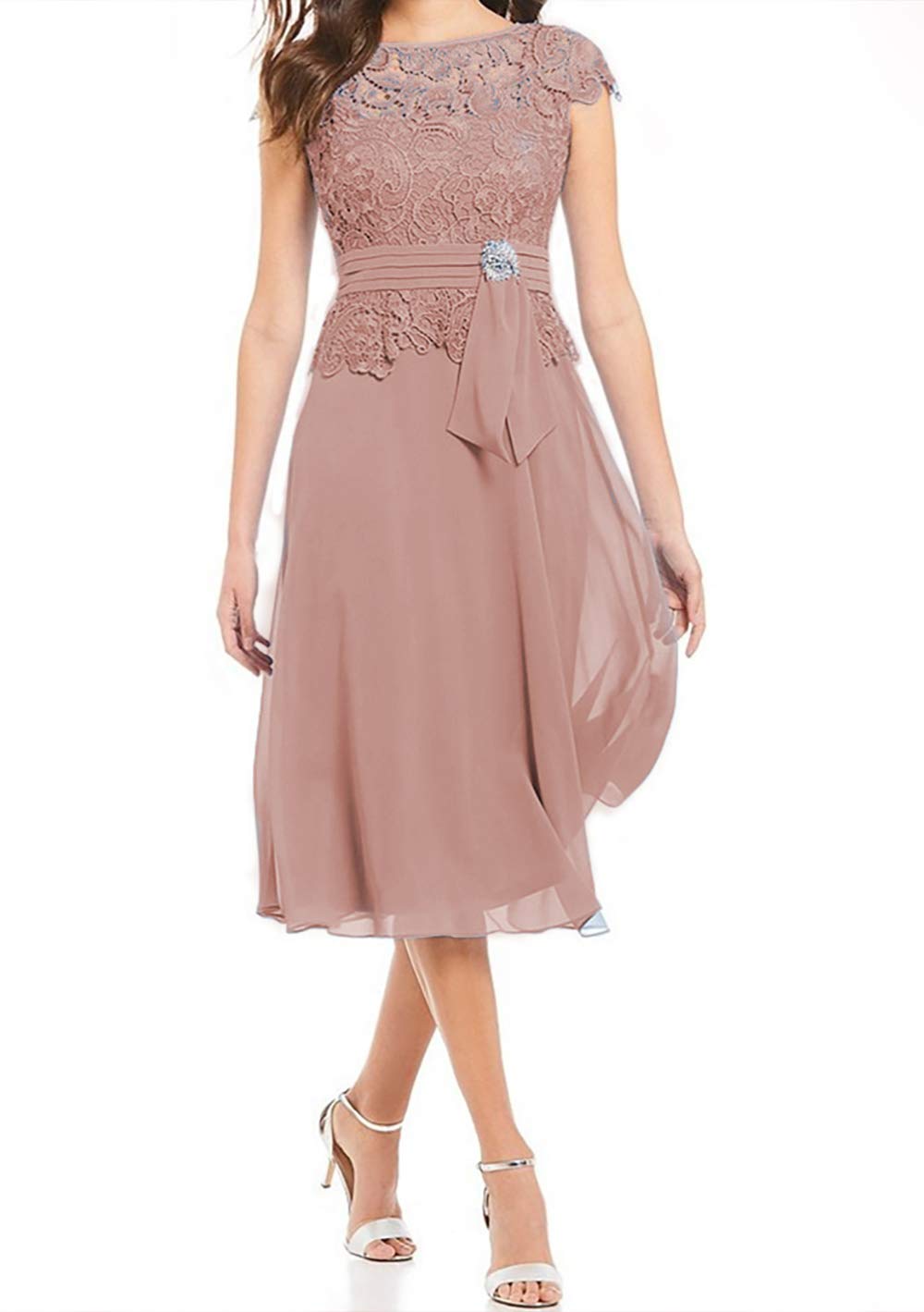 Elegant Mother of The Bride Dresses - Lace Wedding Guest Gowns for Women, Chiffon Formal Evening Dress for Weddings, Parties & Special Occasions