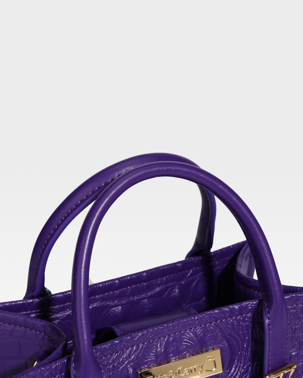 Apollo 2 Mini Tote Bag - Purple Crossbody Shoulder Bag for Women | Perfect for Shopping, Beach & Daily Use