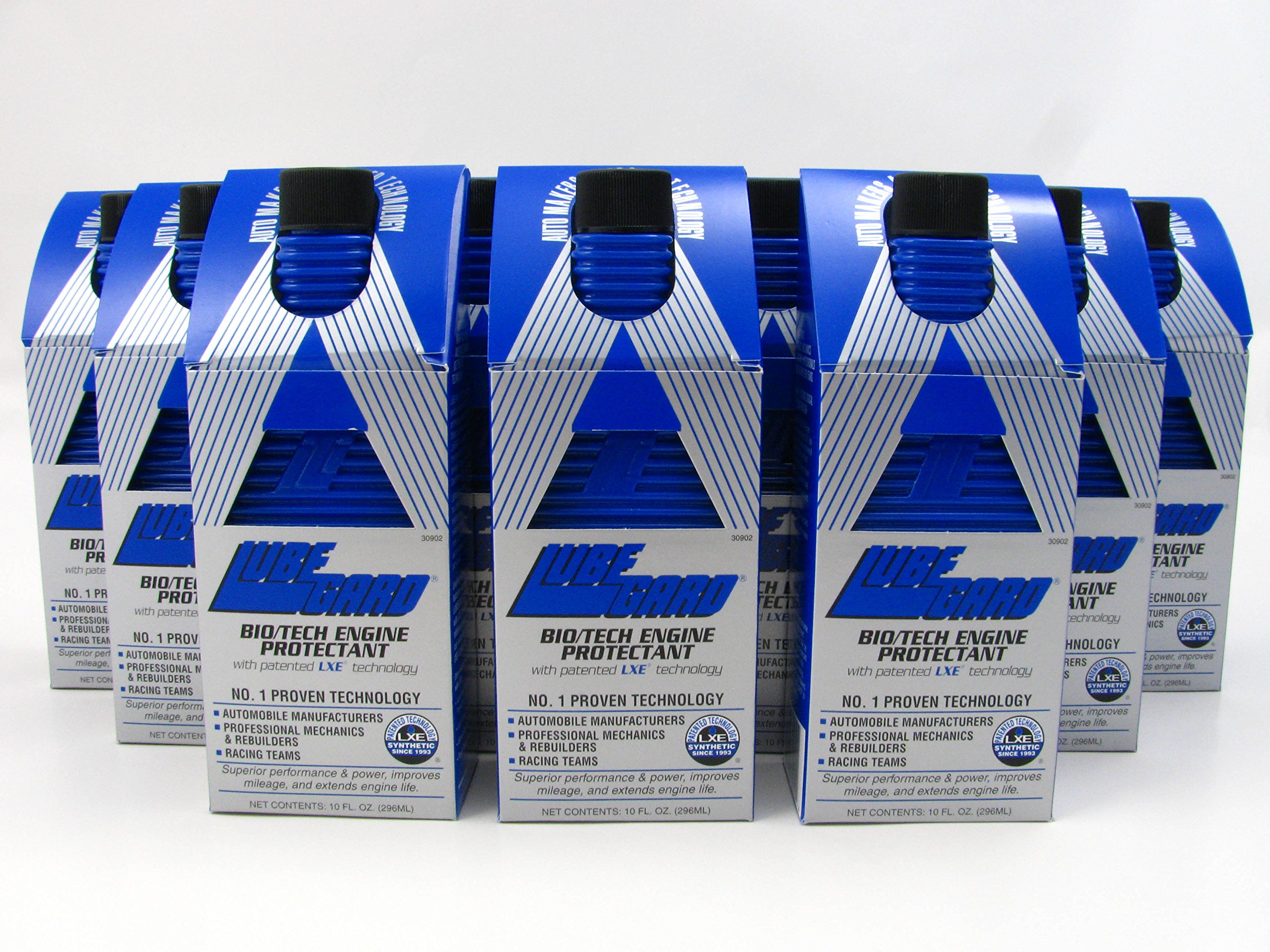 LUBEGARD BIO-TECH Engine Protectant - Premium Motor Oil Change Treatment Additive (12 Pack) | Extends Engine Life, Reduces Friction | Ideal for Cars, Trucks & SUVs