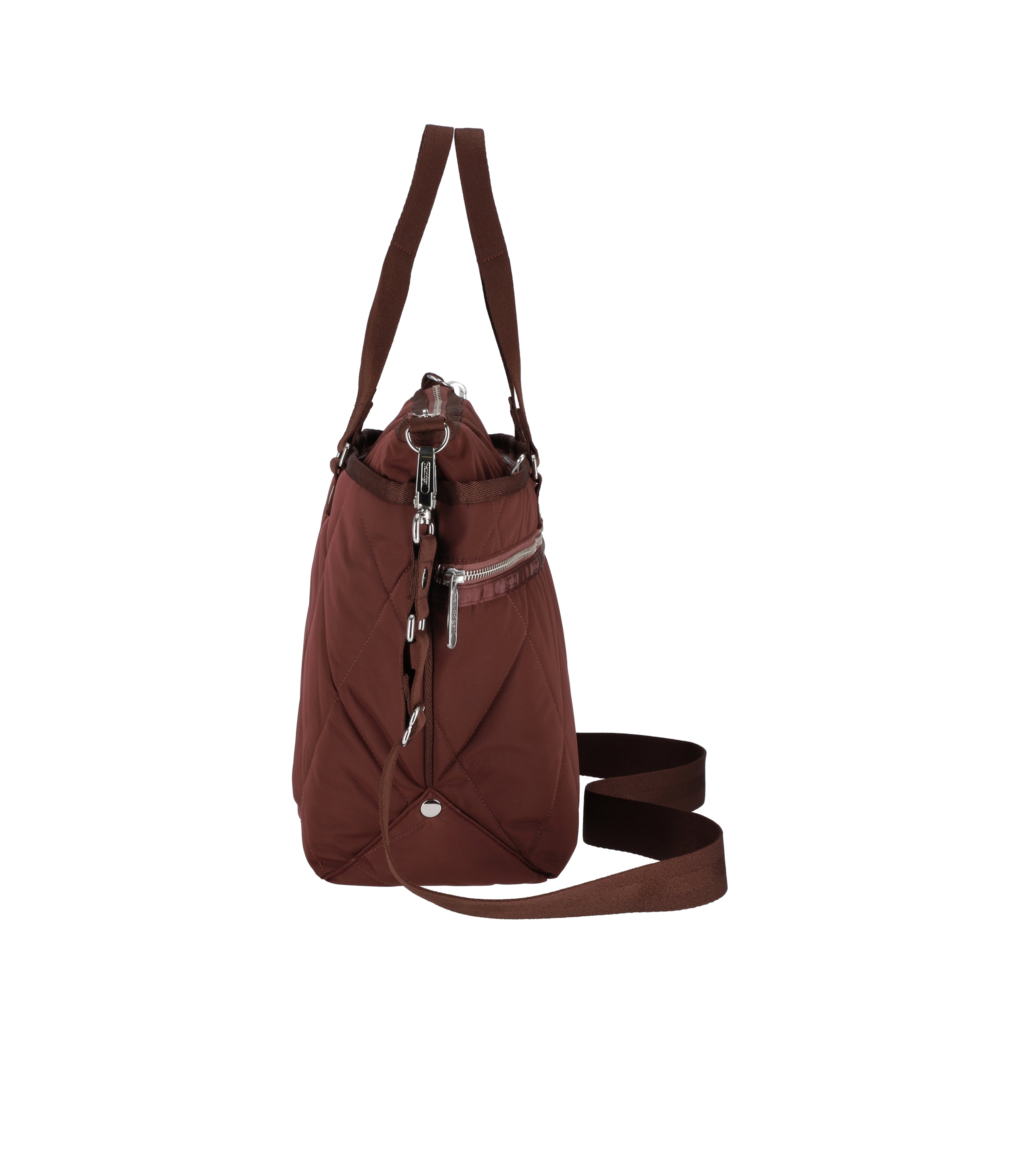 Quilted Zip Tote Bag for Women - Stylish Large Shoulder Handbag with Zipper Closure - Perfect for Work, Travel, and Everyday Use