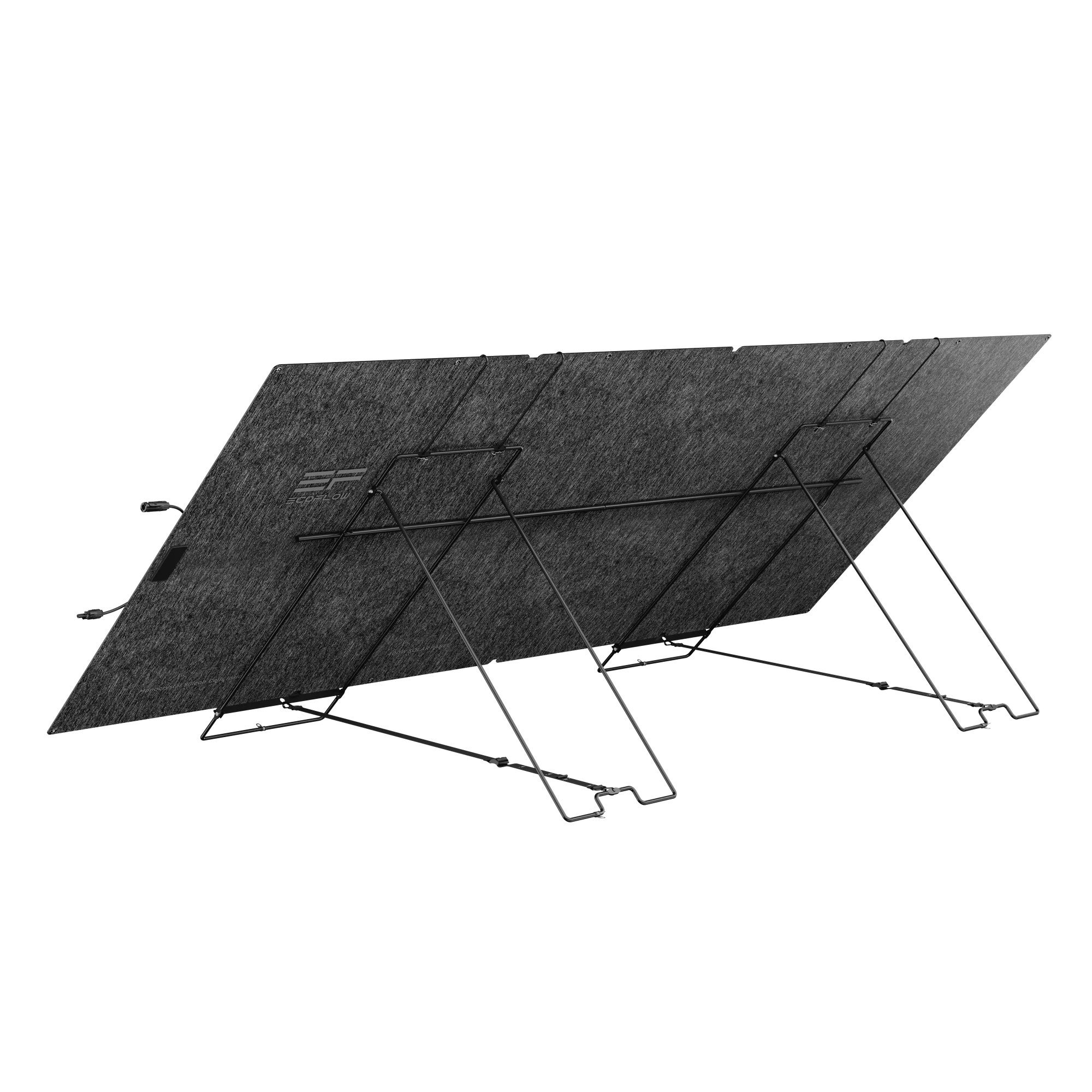 EcoFlow 110W Portable Solar Panel with Foldable Bracket - Ideal for Camping, RV Trips & Off-Grid Power