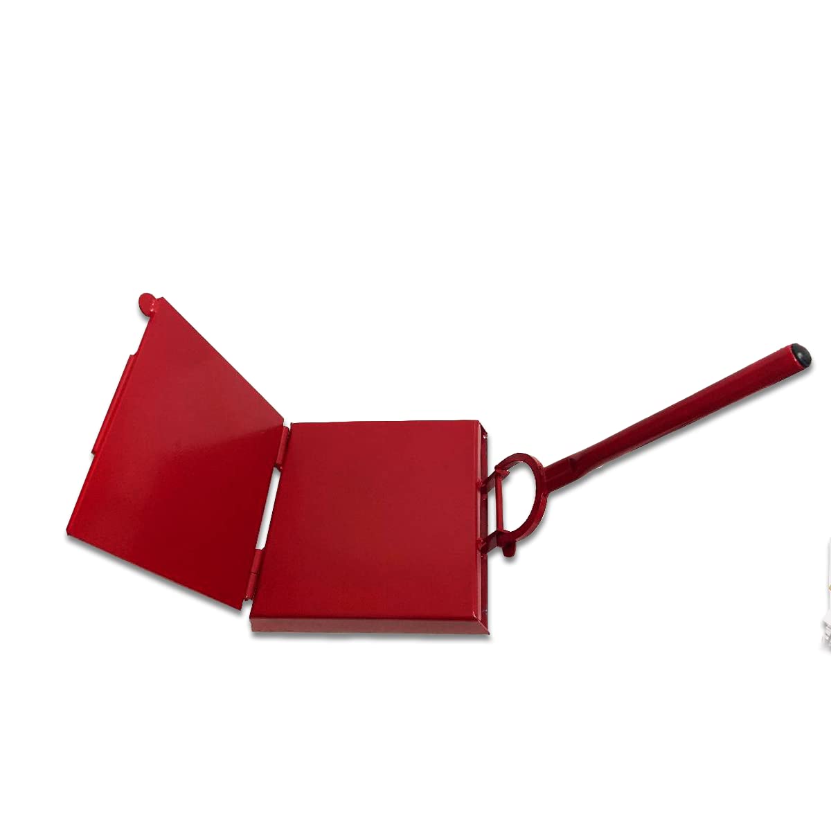 Premium 12x12 Inch Square All-Metal Tortilla Press - Handmade in Mexico, Red - Perfect for Homemade Corn & Flour Tortillas, Quesadillas, and Empanadas