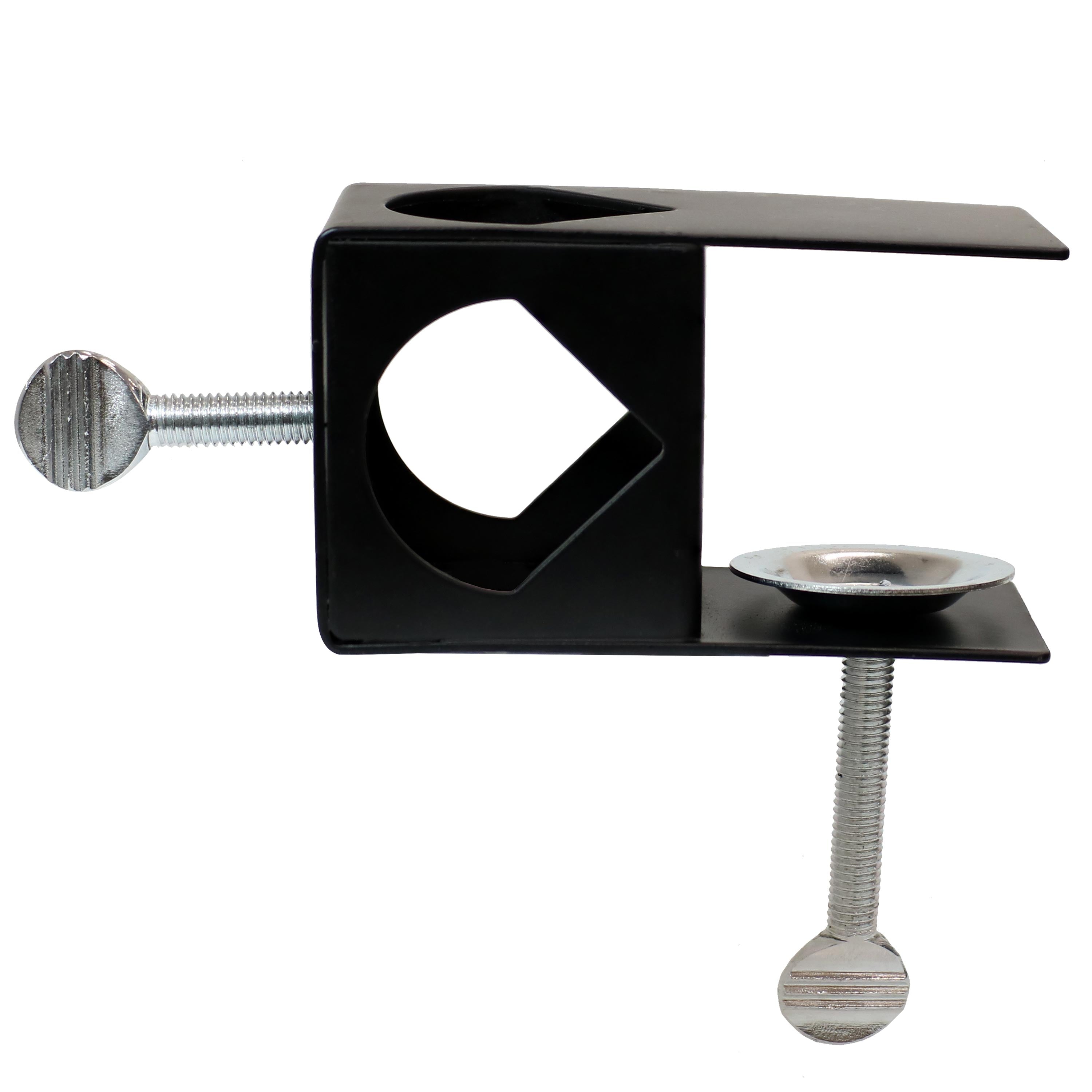 Sunnydaze Outdoor Torch Deck Clamp - Heavy Duty Metal Holder for Patio, Garden, Poolside & Backyard Tiki Torches - Perfect for Outdoor Parties, BBQ & Camping