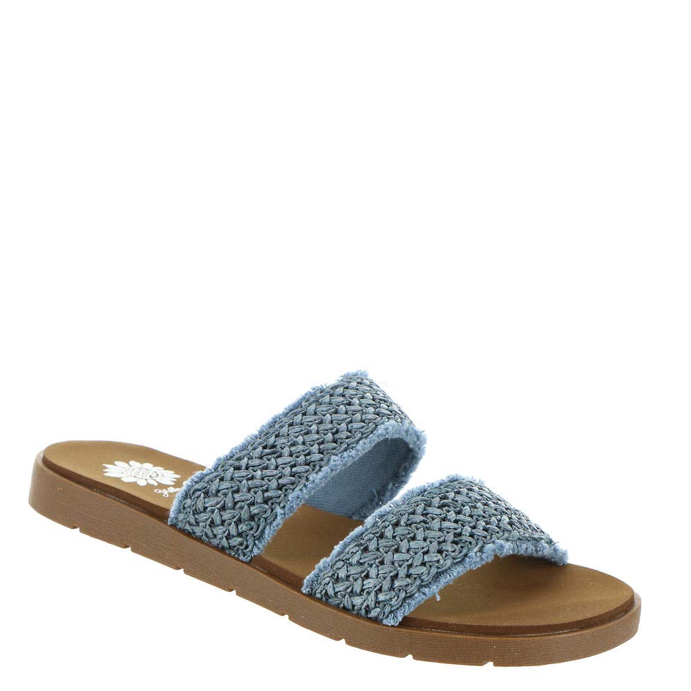 Fentana Women's Comfortable Yellow Box Sandals - Stylish Casual Summer Shoes for Beach, Walking & Outdoor Activities