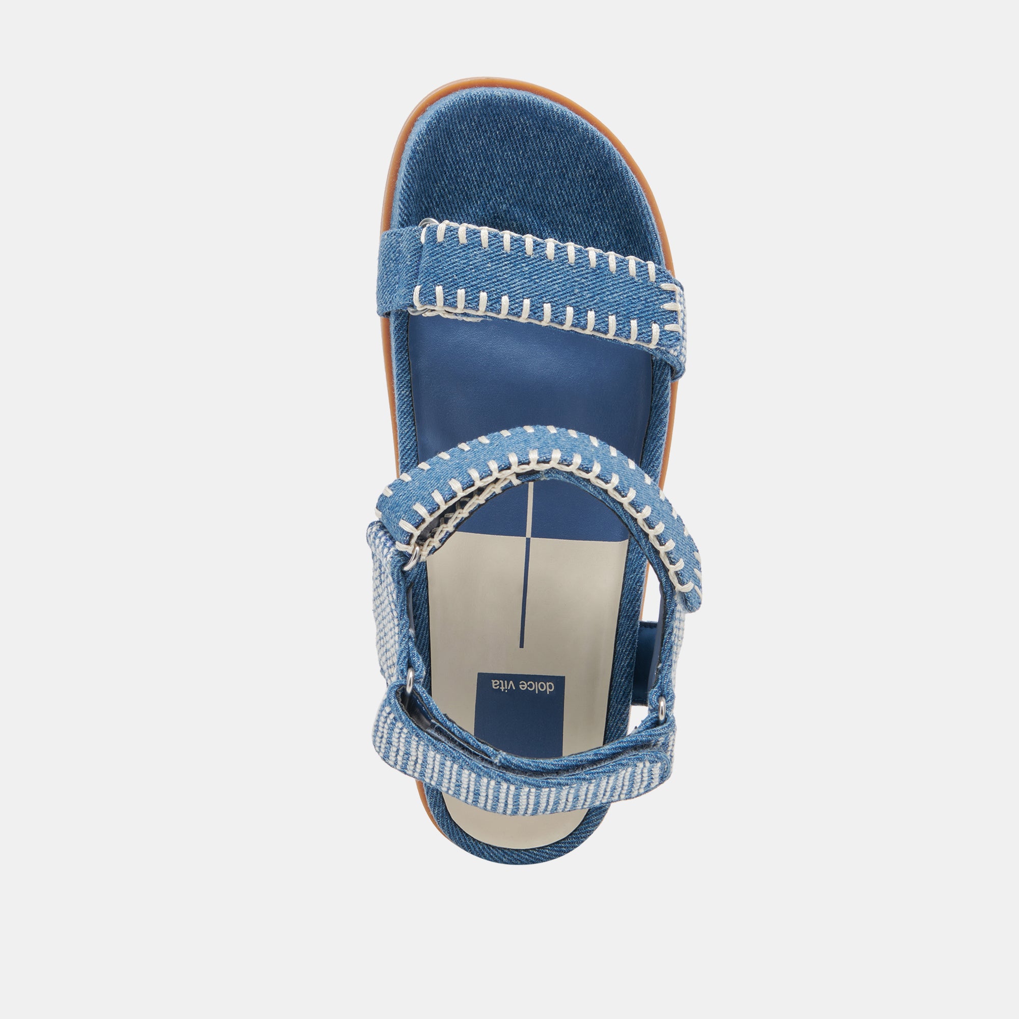 SENORA Women's Blue Denim Sandals - Comfortable Casual Summer Shoes for Beach, Walking, and Outdoor Activities