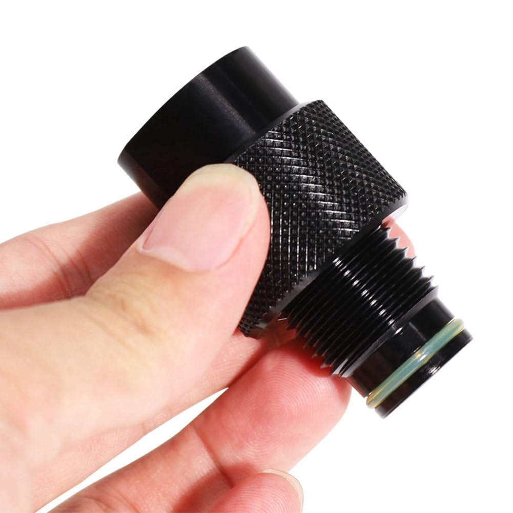 YANHUNING ON/Off ASA Adaptor G1/2-14 Thread Saver for CO2 & Compressed Air Systems - Pin Valve Depressor Adapter for Paintball, Airsoft & Industrial Applications