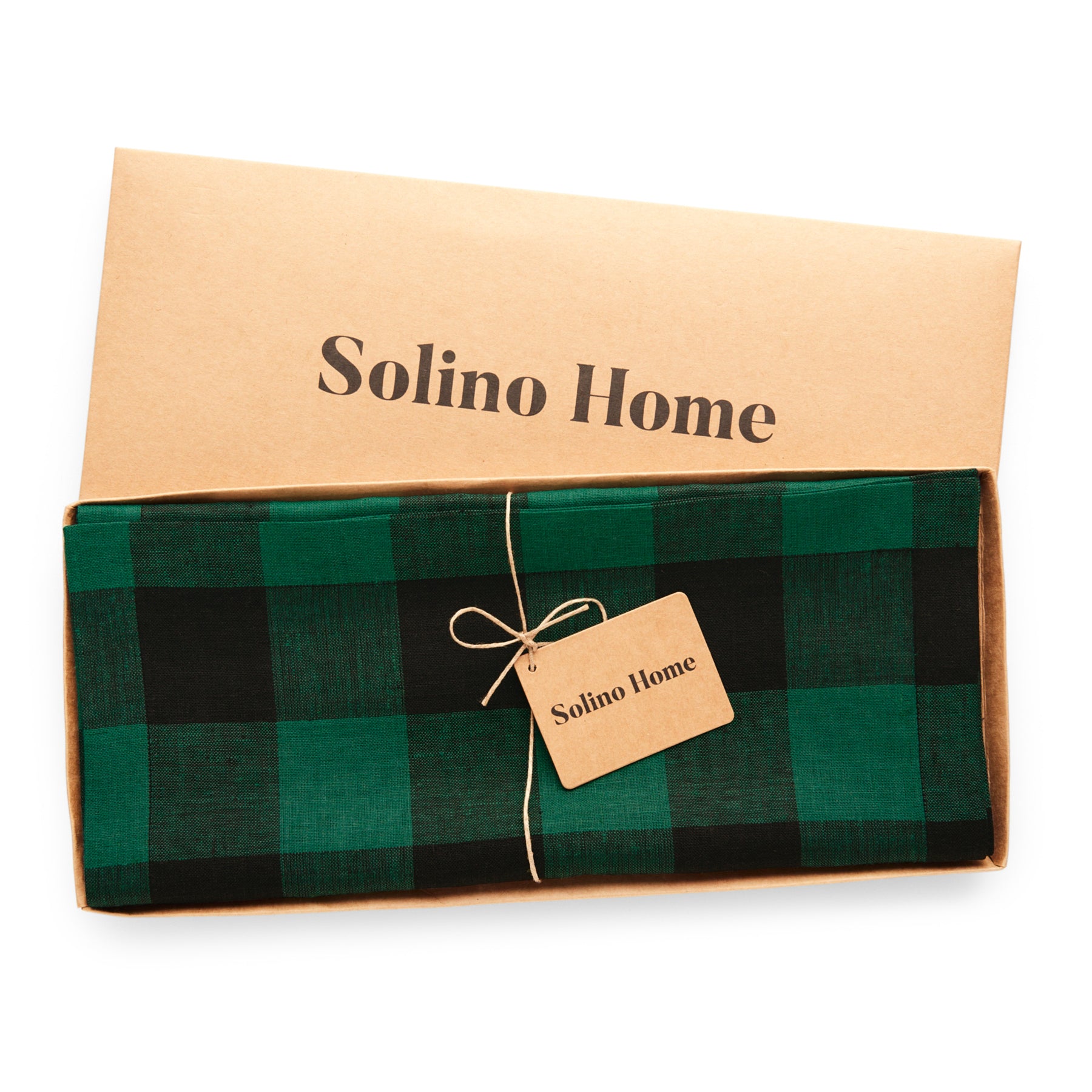 Buffalo Check Plaid Table Runner - Christmas Holiday Farmhouse Dining Decor for Kitchen, Dining Room, and Party Decorations