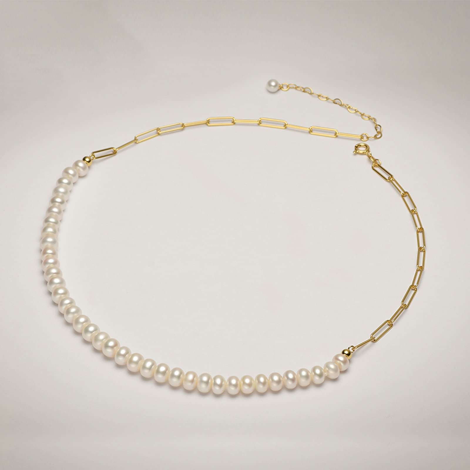 Elegant 6-7mm Freshwater Pearl Necklace for Women | Fashionable Pearl Jewelry Gift | Perfect for Weddings, Parties & Everyday Wear