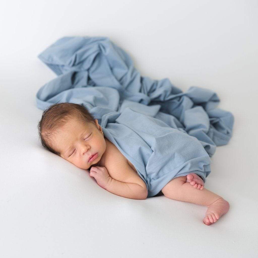Ely's&Co. Jersey Cotton Swaddle Set - Soft Baby Swaddle Blankets for Newborns, Breathable & Stretchy for Comfortable Sleep, Perfect for Nursery, Travel & Photo Shoots