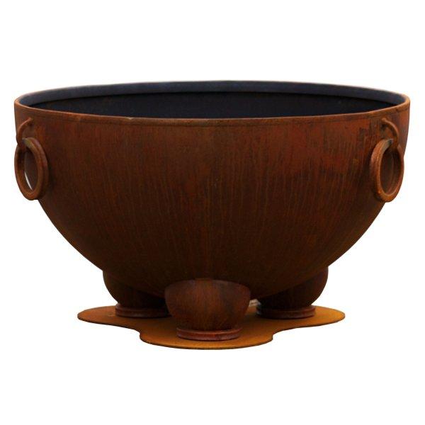 Nepal Fire Pit - Handcrafted Outdoor Fire Pit for Patio, Garden, and Backyard - Perfect for Camping, BBQ, and Relaxing Evenings