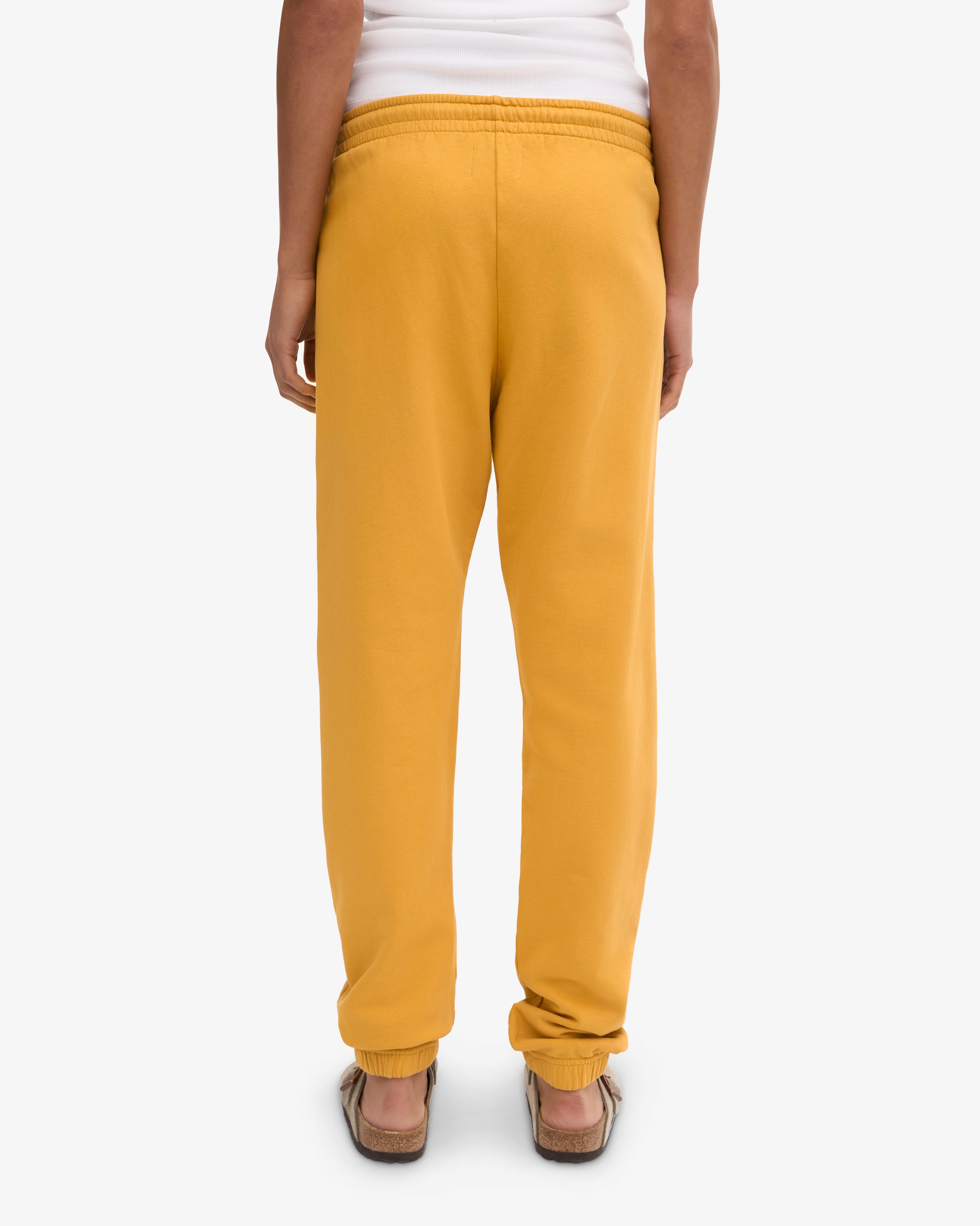 Organic Cotton Sweatpants for Women - Soft & Comfortable Burned Yellow Joggers for Lounge & Workout | Eco-Friendly Casual Pants for Yoga, Running & Home Wear