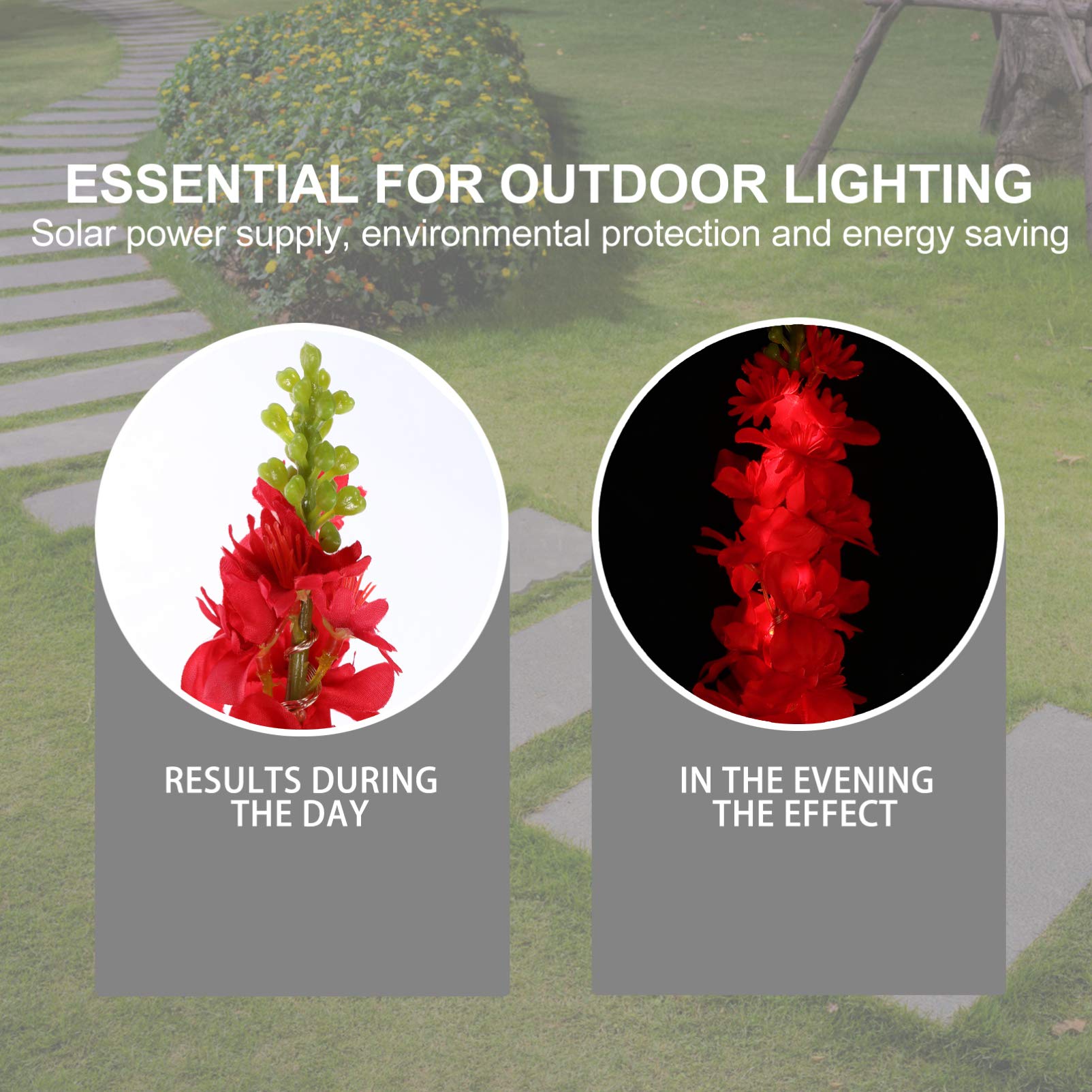 Uonlytech Violet LED Lawn Light - Waterproof Outdoor Landscape Lamp for Garden, Yard, Pathway Decoration | Solar Powered Ground Insert Lighting for Patio, Walkway & Landscape Design