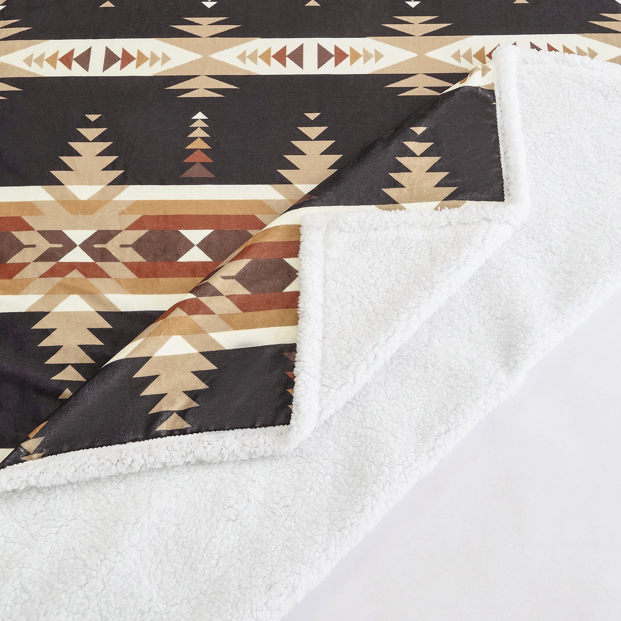 Cozy Yosemite Campfire Sherpa Throw Blanket - Soft Flannel Fleece for Winter Warmth, Perfect for Camping, Travel, and Home Decor