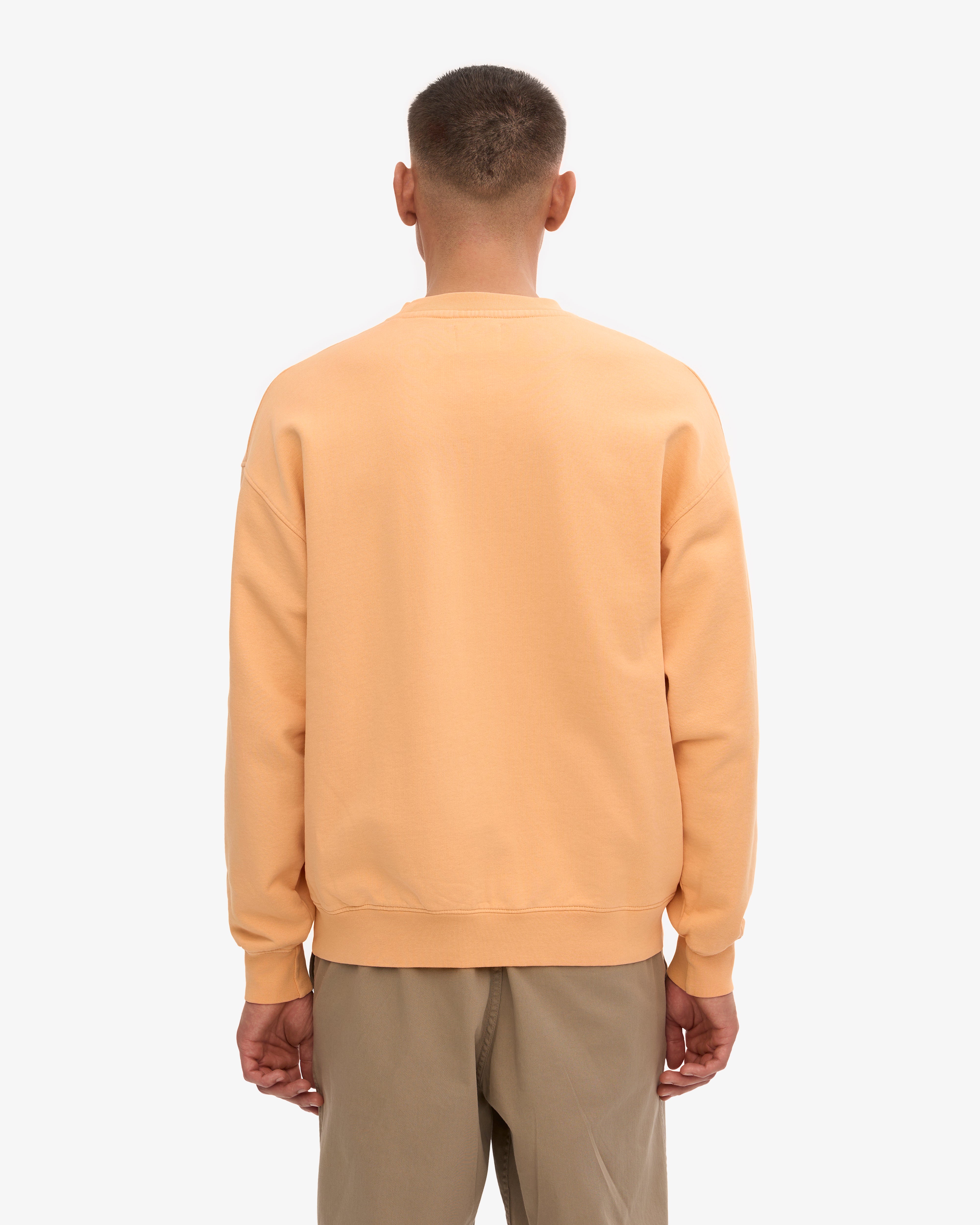 Organic Oversized Crewneck Sweatshirt for Women - Soft & Comfortable Sandstone Orange Pullover - Perfect for Casual Wear, Loungewear & Cozy Outfits