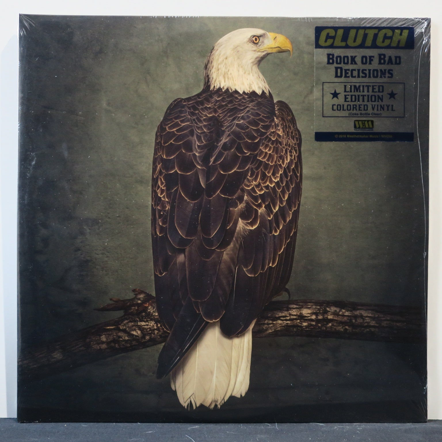 CLUTCH 'Book Of Bad Decisions' Coke Bottle Clear Vinyl 2LP Record - Limited Edition Rock Music for Collectors & Vinyl Enthusiasts - Perfect for Home Listening & Gifts