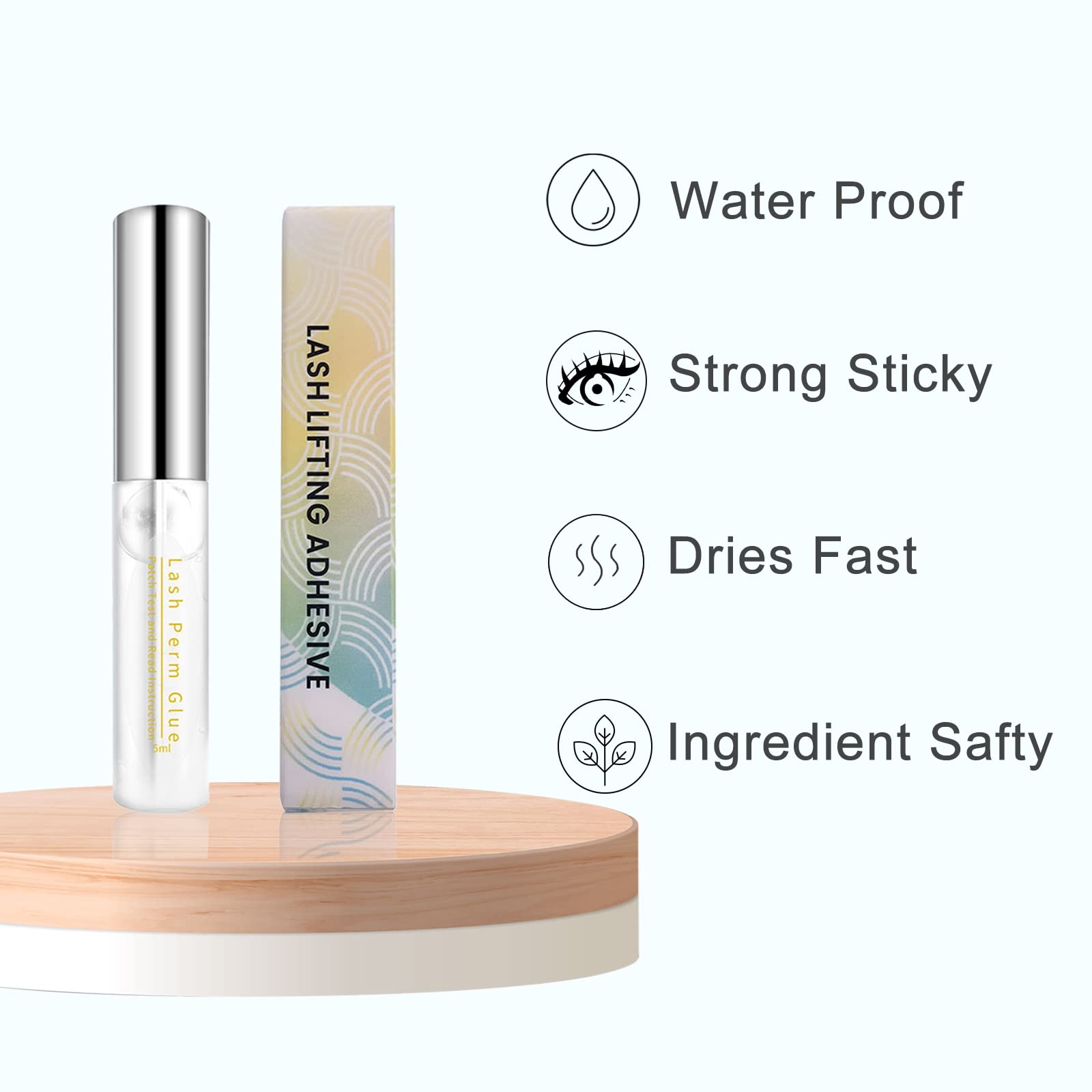 Rosarden Professional Lash Lift Glue - Strong Hold Eyelash Adhesive for Lash Lifting & Curling | Quick Dry, Easy Removal | Perfect for Salon & Home Use