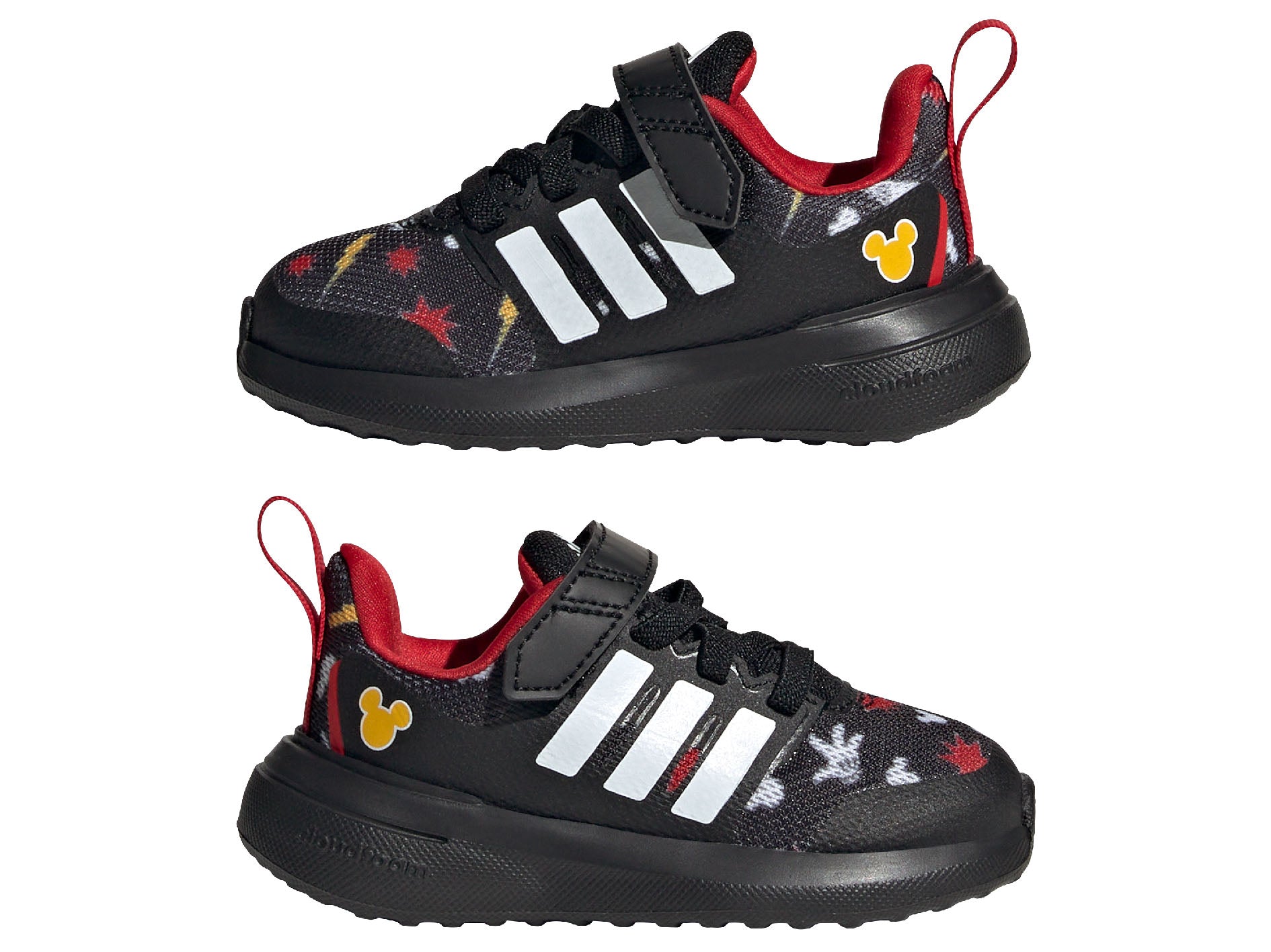 Adidas X Disney Fortarun 2.0 Mickey Mouse Cloudfoam Infant Shoes - HP8994 | Comfortable Baby Sneakers for Walking, Playtime & Everyday Wear