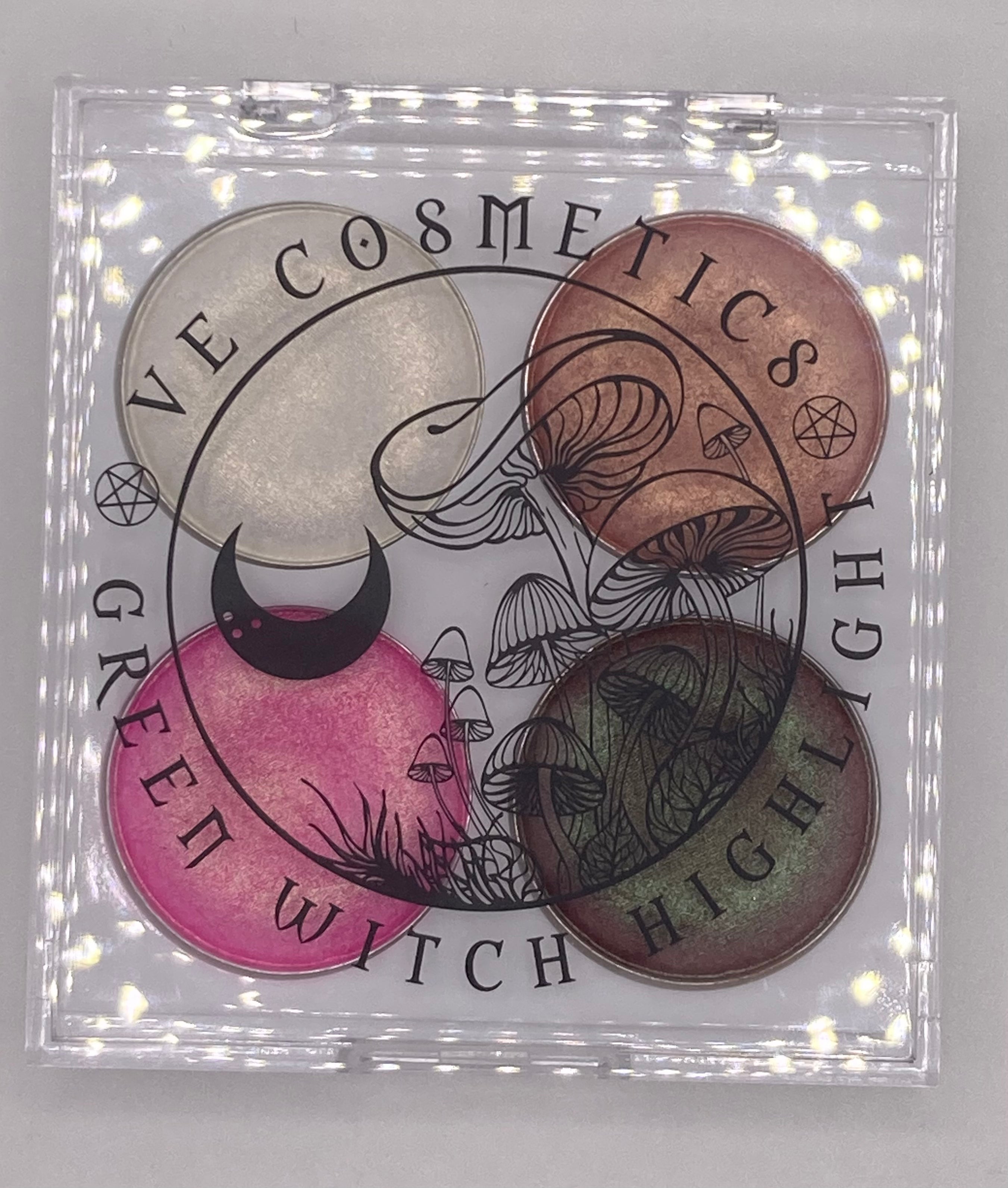 Green Witch Highlighter Limited Edition - Vegan & Cruelty-Free Makeup for Glowing Skin | Perfect for Festivals, Cosplay & Fantasy Looks