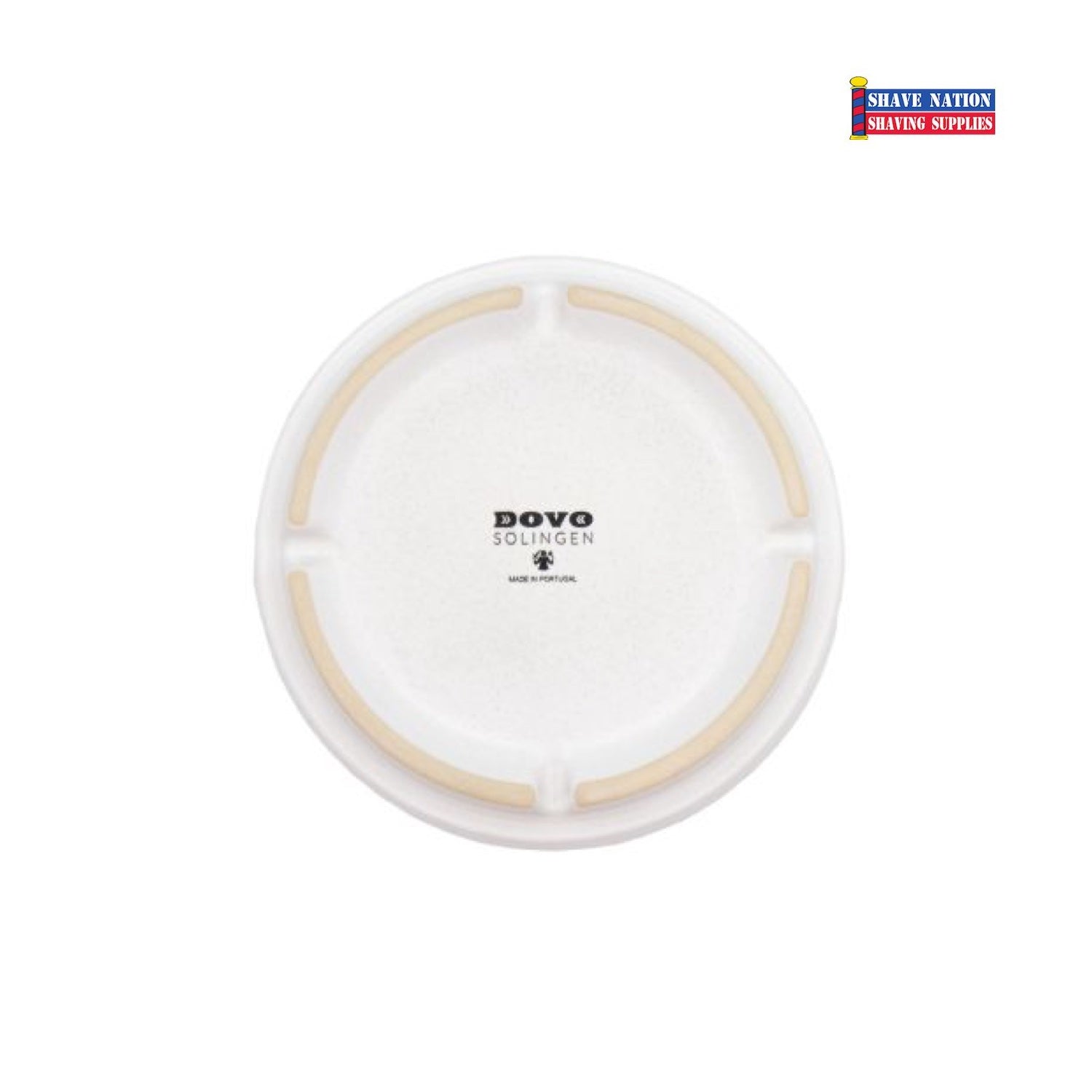 Premium Dovo Shaving Lather Bowl Set with Lid & Tray - Ceramic Shave Soap Bowl for Men's Wet Shaving Ritual - Perfect for Home Barbering & Traditional Grooming