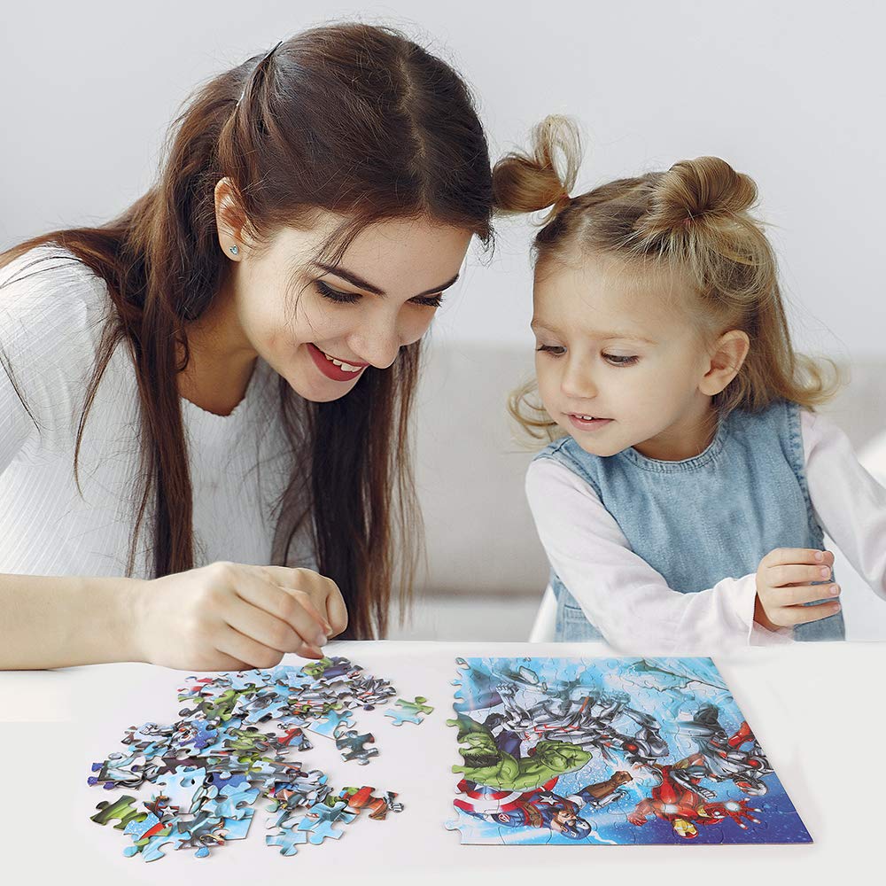100-Piece Educational Jigsaw Puzzle for Kids Ages 5-12 | Fun Learning Toy | Cardboard Puzzle for Boys & Girls | Perfect for Family Game Night & Classroom Activities