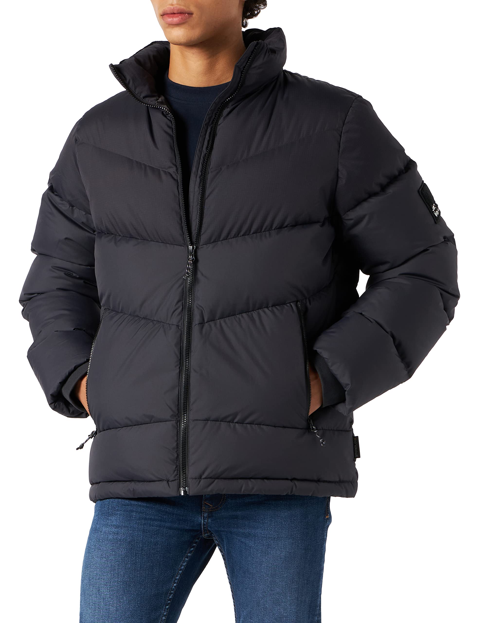 Jack Wolfskin Men's 365 Fearless Down Jacket - Lightweight Winter Coat for Outdoor Adventures, Hiking & Travel