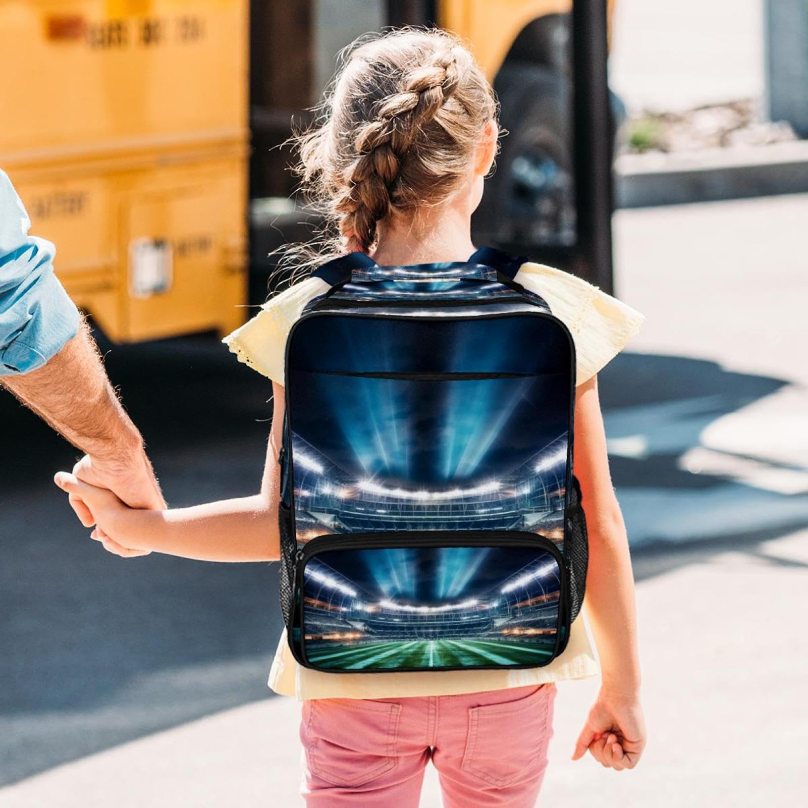 Men's & Women's Travel Backpack - Durable Sports Backpack for Football, Soccer & Stadium Events - Perfect for Travel, Work & Outdoor Adventures