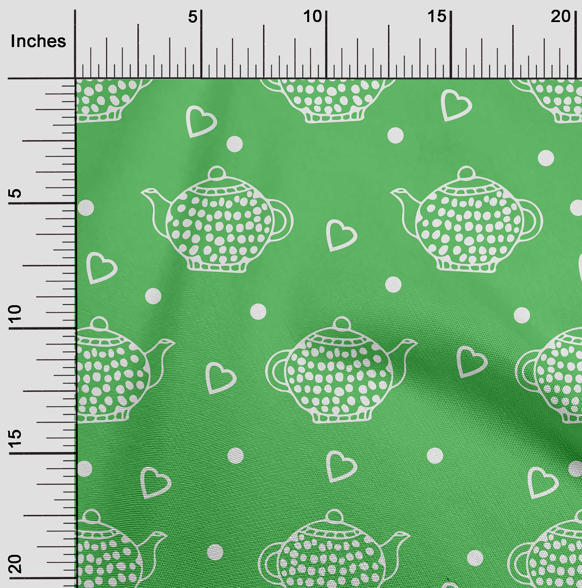 oneOone Silk Tabby Light Green Fabric - 42 Inch Wide for Tea Kettle Covers, Sewing & Craft Projects | Premium Fabric Prints by the Yard | Perfect for DIY Home Decor, Quilting, and Fashion Accessories