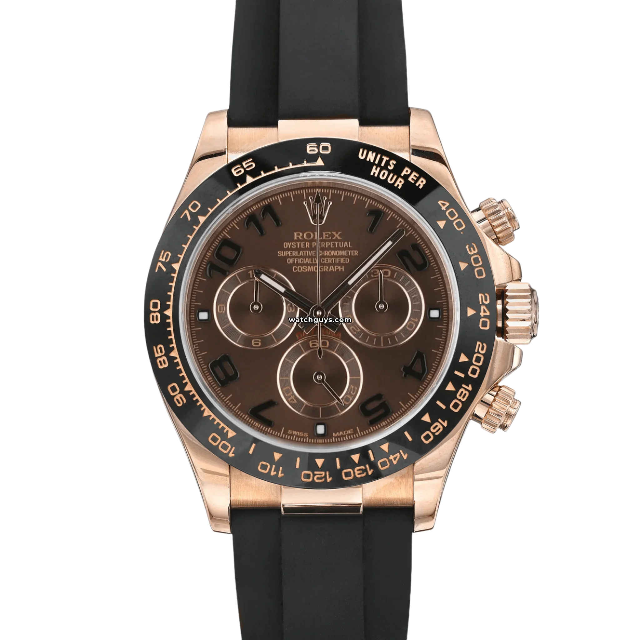 Rolex Daytona 116515LN Men's Automatic Watch - 18k Rose Gold & Chocolate Dial - Luxury Chronograph Timepiece for Business, Gifts & Special Occasions